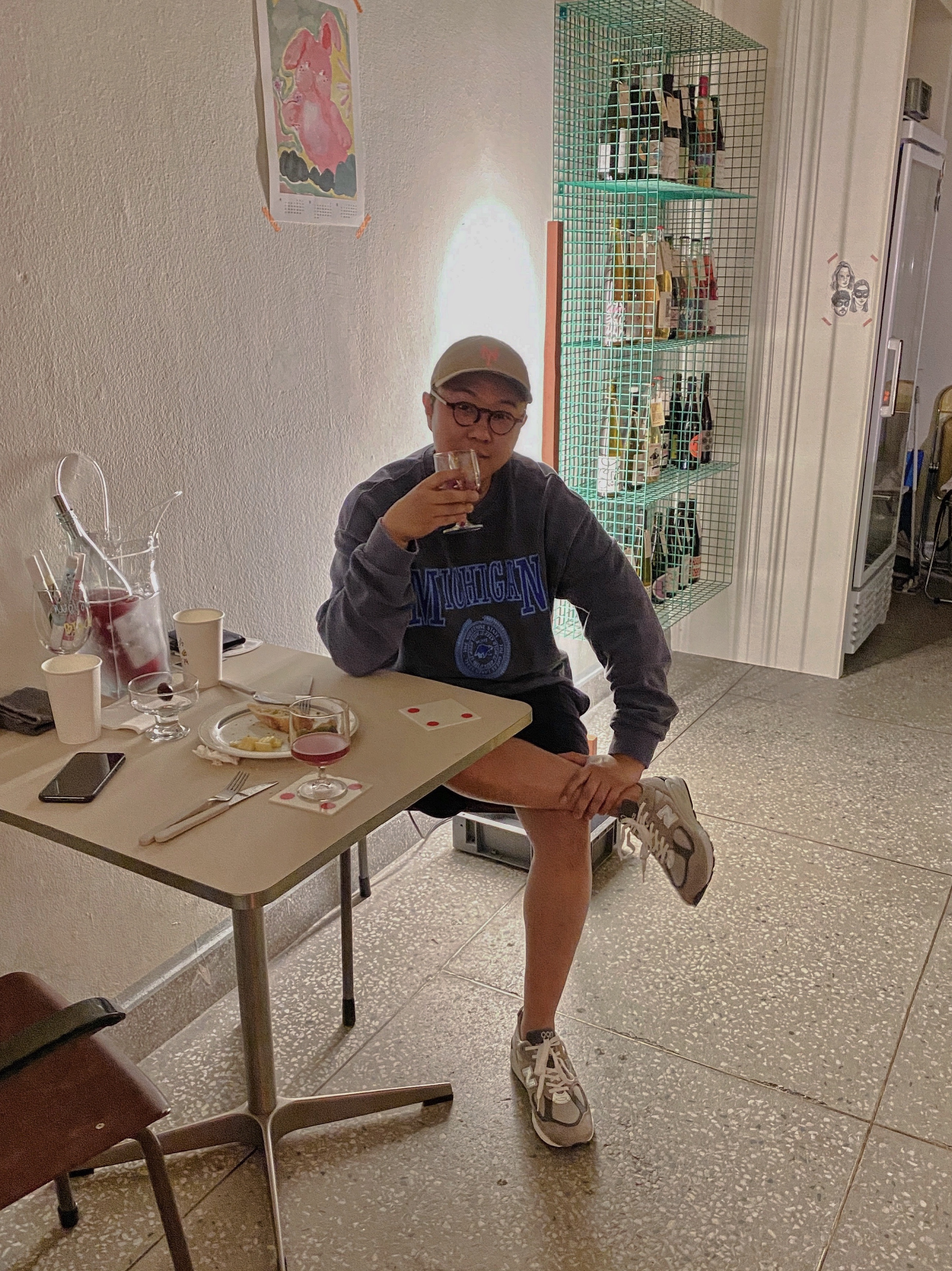 New Balance 990v2 Made in USA Grey 착용 스타일