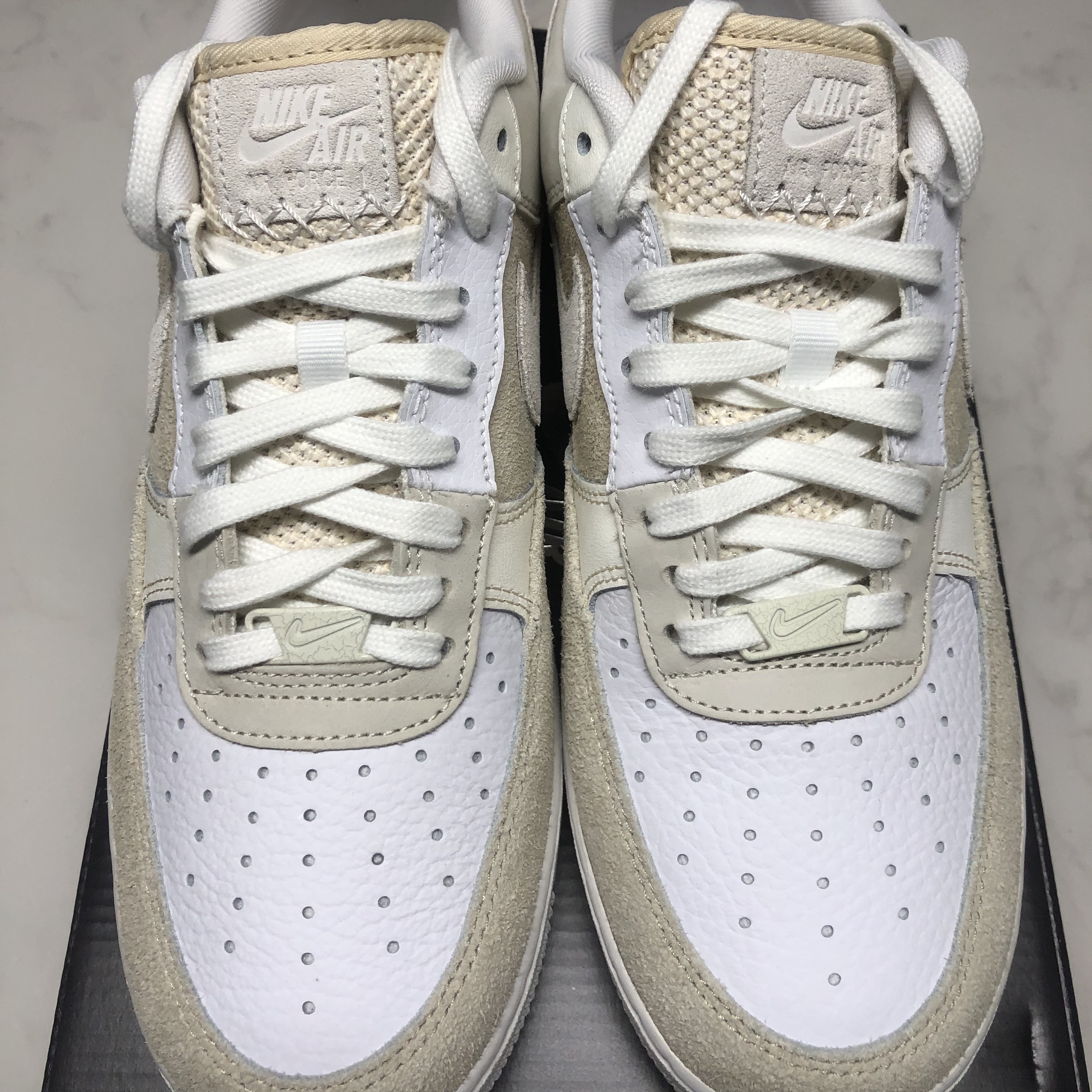 (W) Nike Air Force 1 '07 Coconut Milk 착용 스타일 - 2