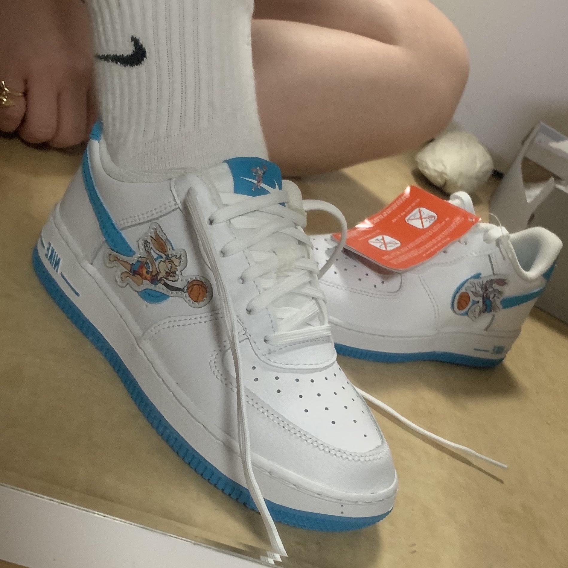 Nike x Space Jam: A New Legacy Air Force 1 '07 Tune Squad 착용 스타일 - 2