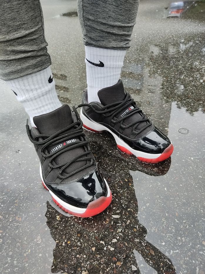 Jordan 11 Retro Low Bred 착용 스타일 - 2