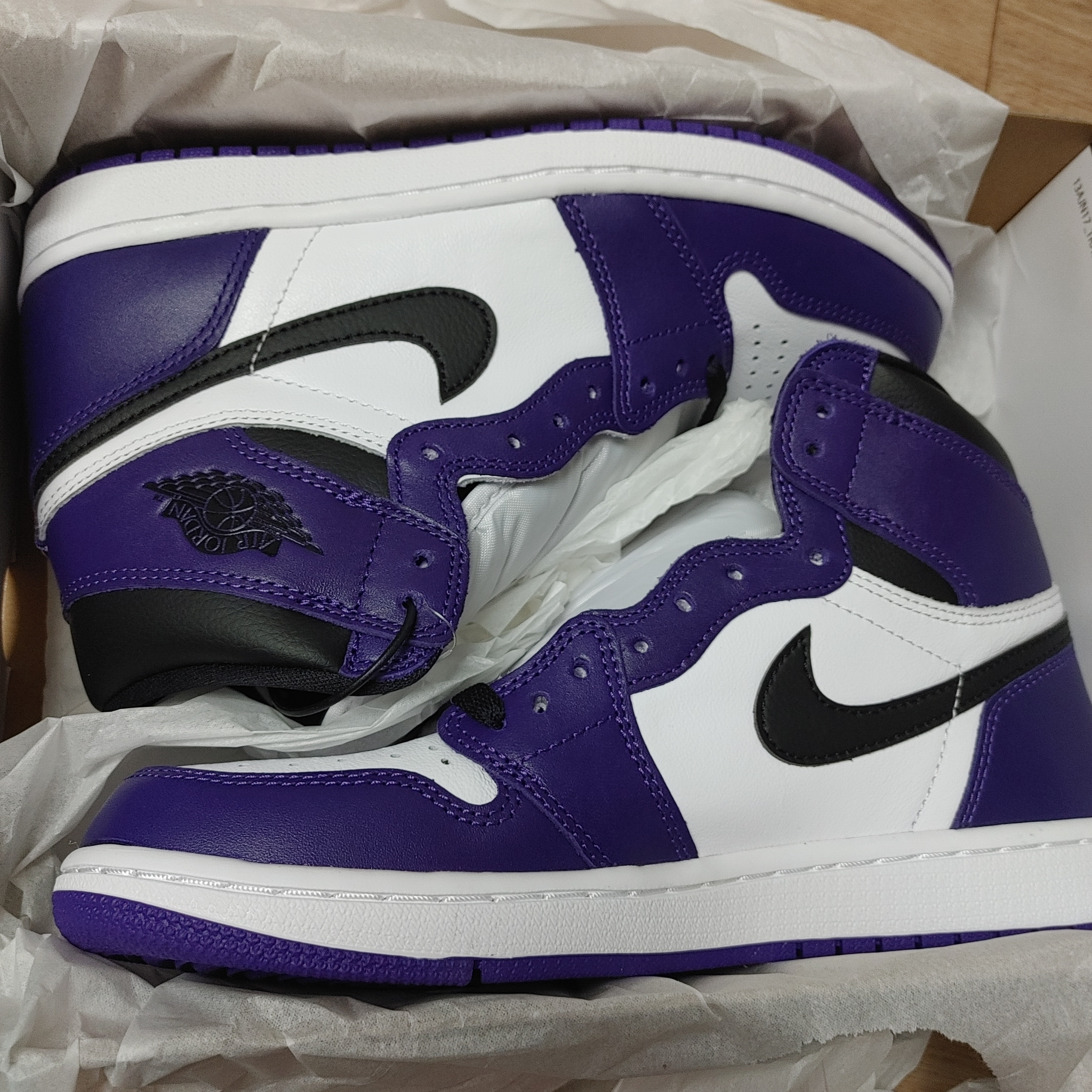 Jordan 1 Retro High OG Court Purple 2020 착용 스타일 - 2