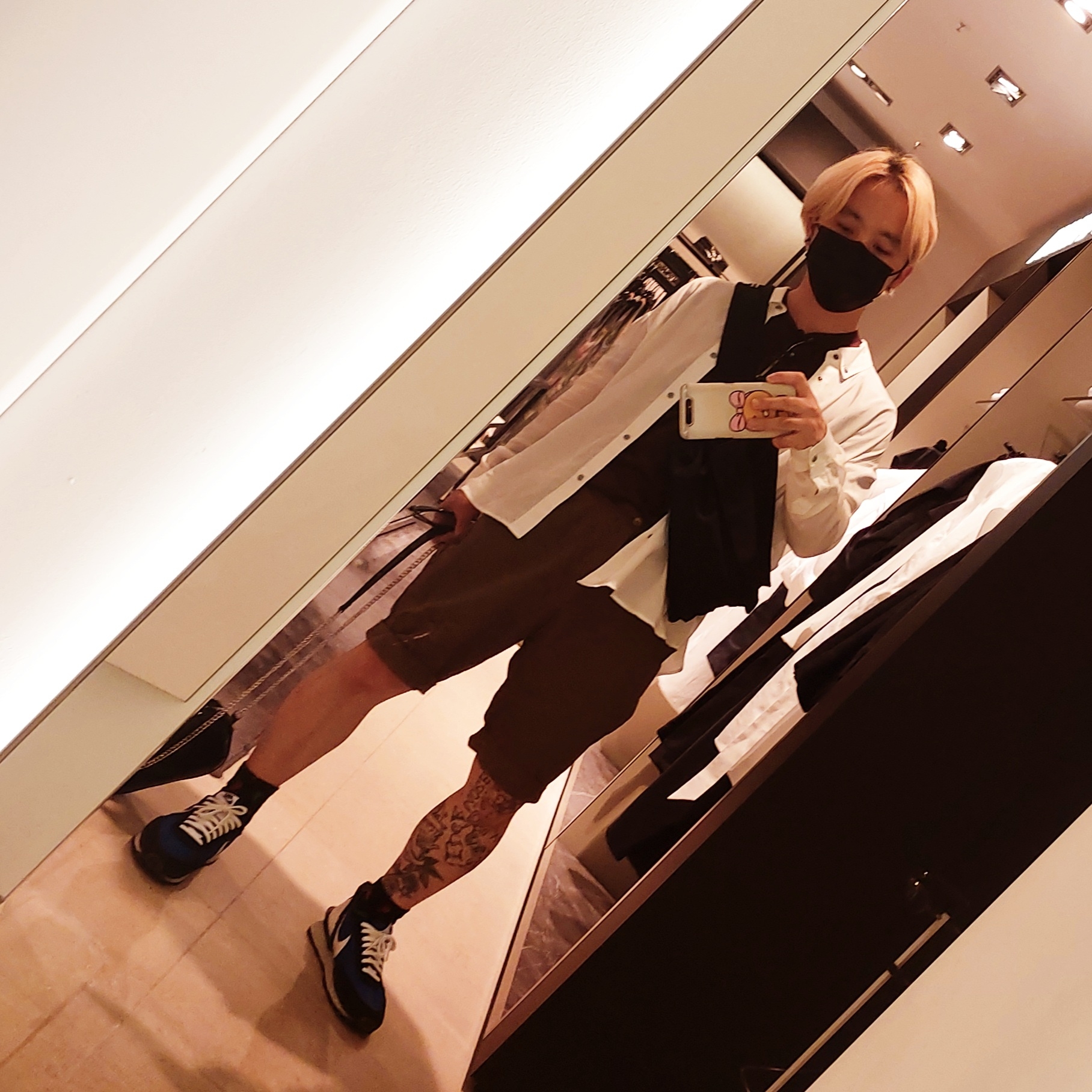 Nike x Undercover Daybreak Blue Jay 착용 스타일