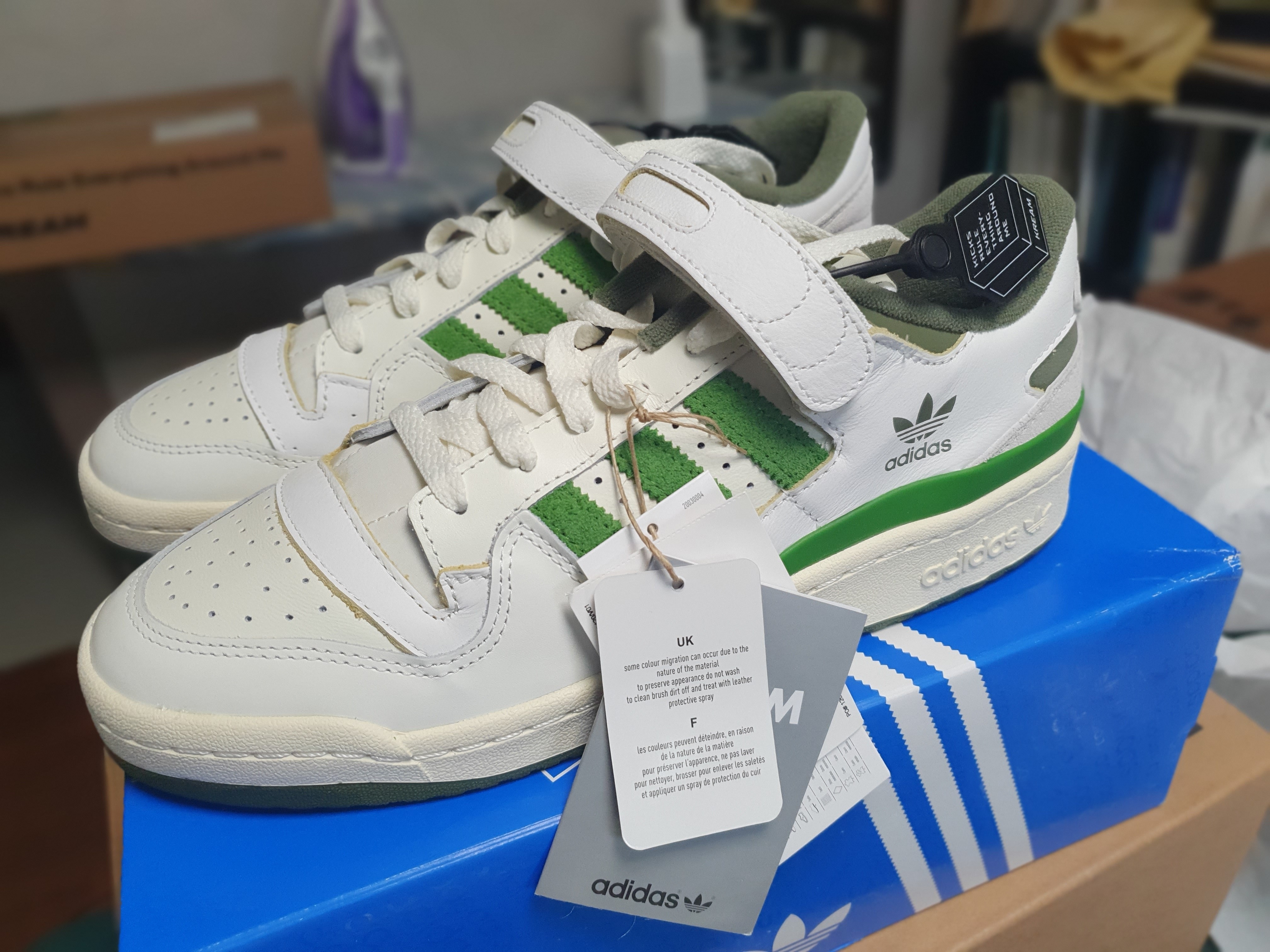 Adidas Forum 84 Low Crew Green 착용 스타일 - 3
