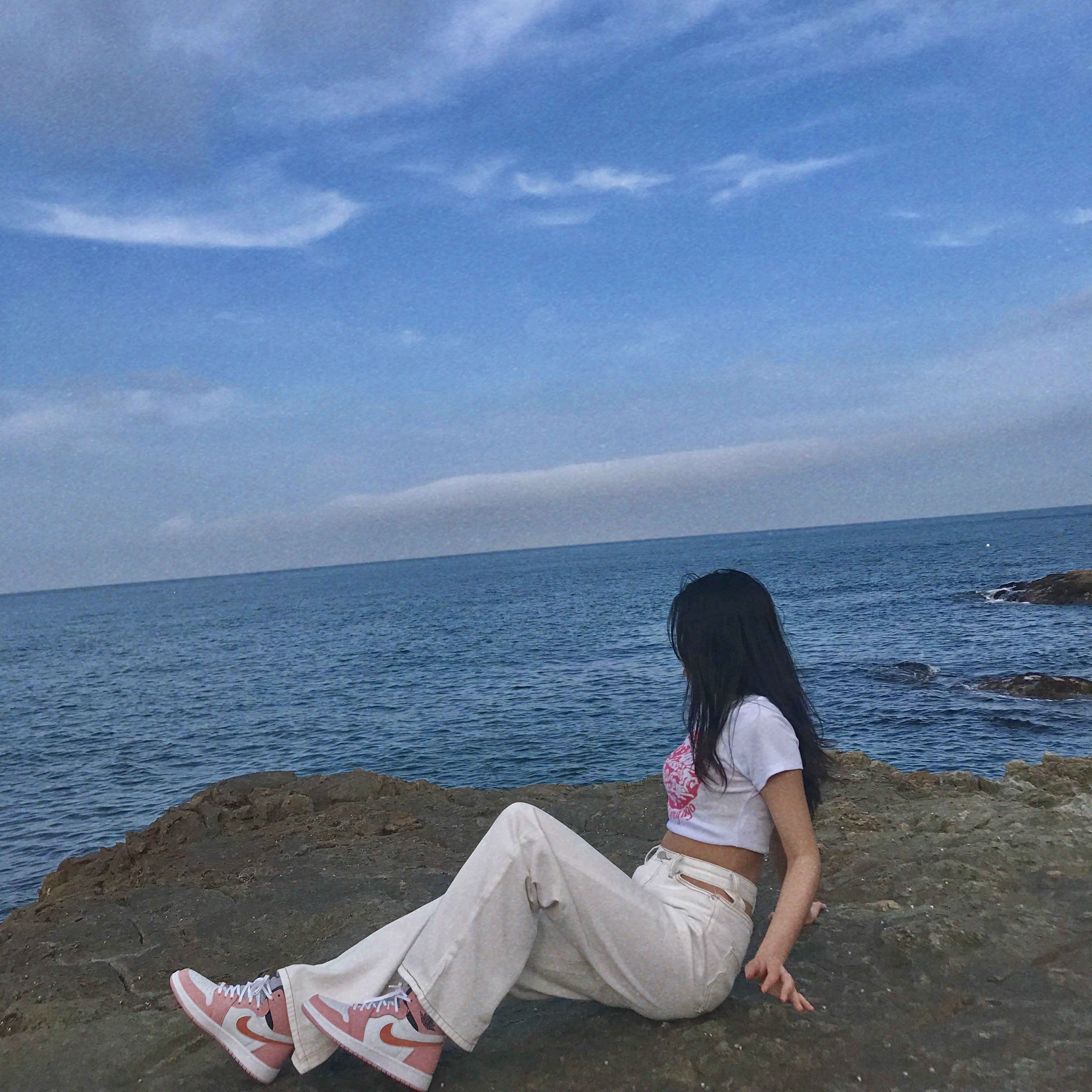 (W) Jordan 1 Zoom Air CMFT Pink Glaze 착용 스타일 - 2