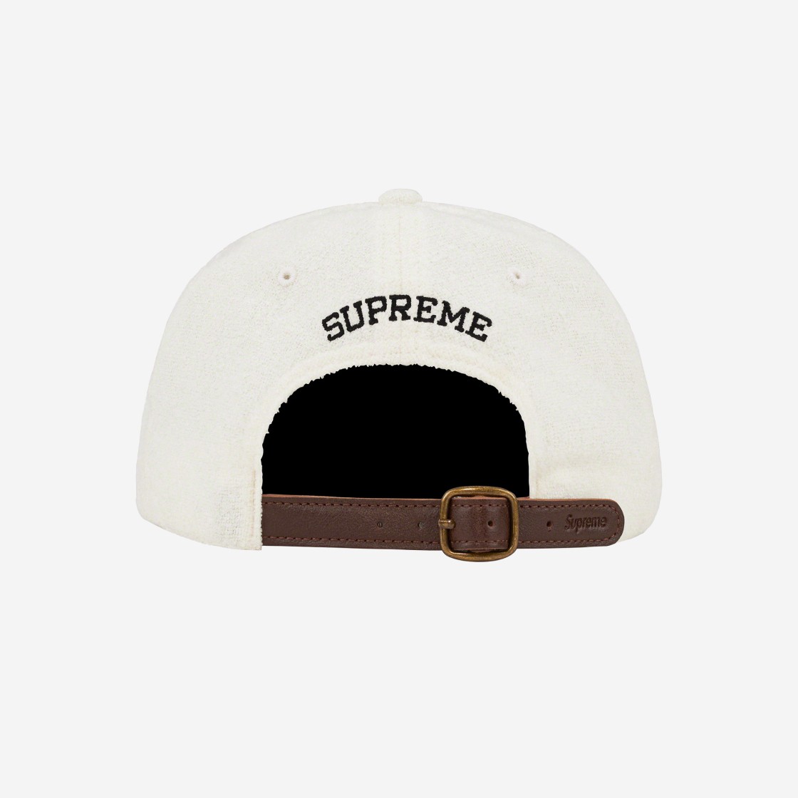 Supreme Terry S Logo 6-Panel White - 21SS 상세 이미지 2