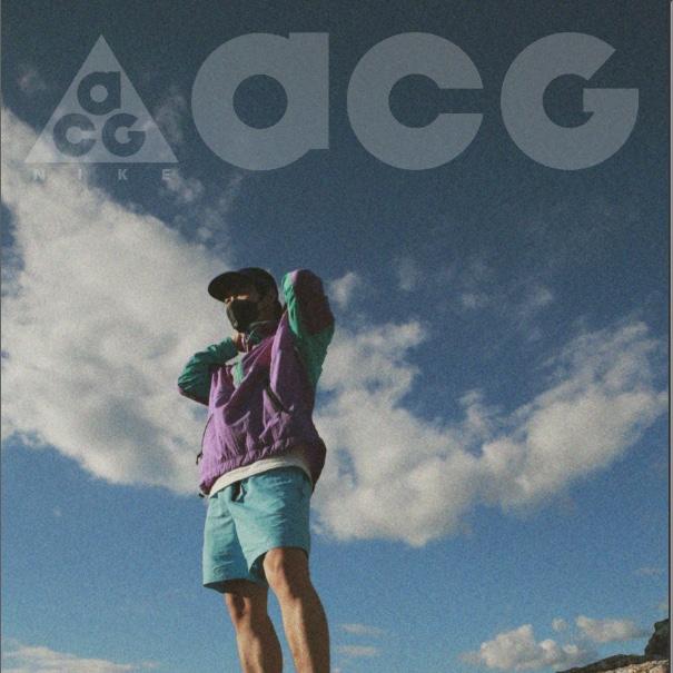 Nike ACG Woven Hooded Jacket Hyper Grape - US/EU 착용 스타일