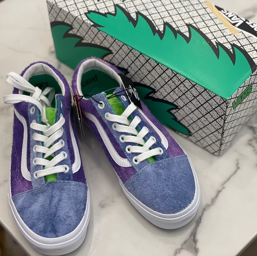Vans x Anderson .Paak Old Skool Ziti, New Balance 327 Blue 착용 스타일 - 1