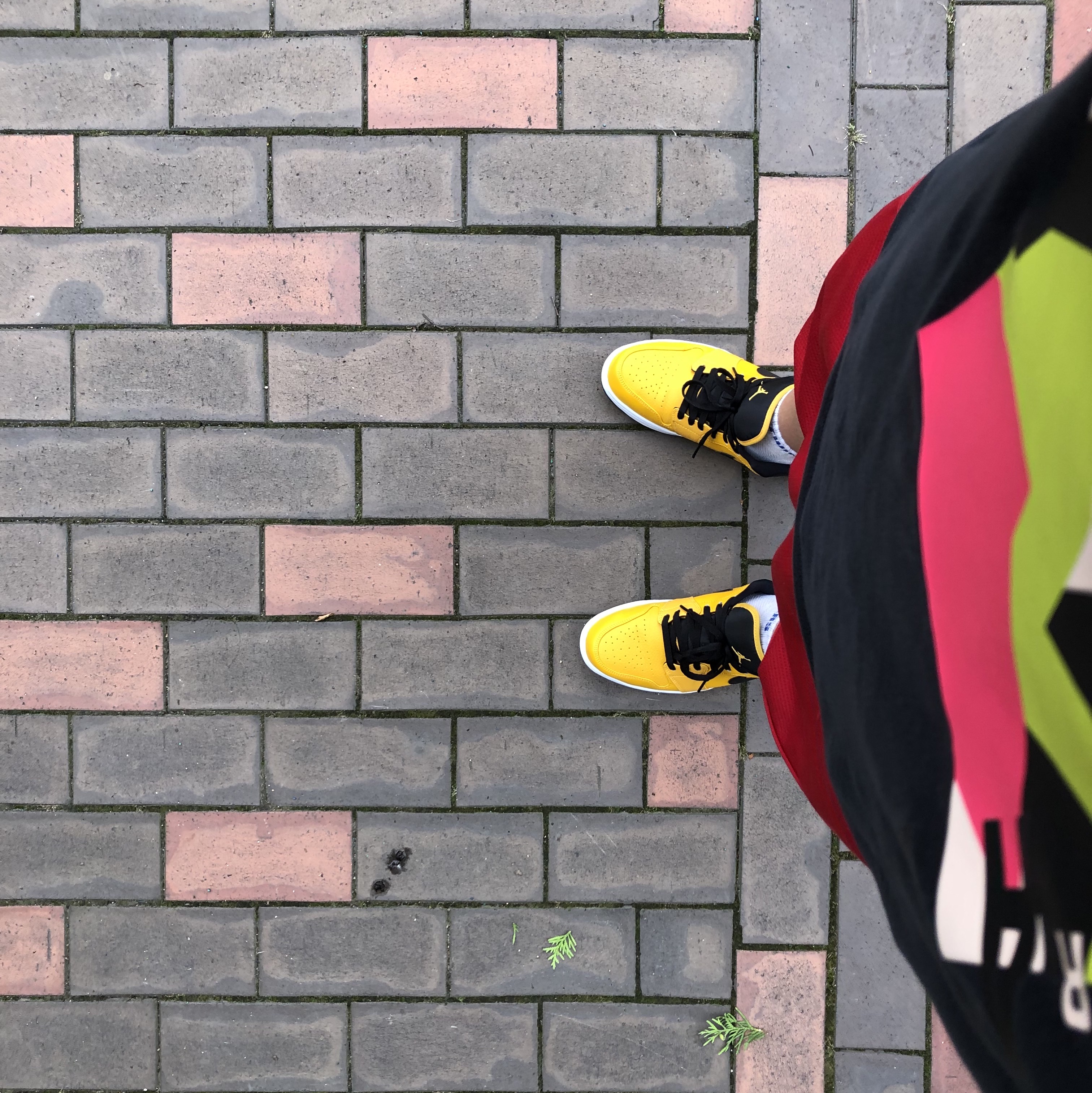 Jordan 1 Low University Gold Black 착용 스타일 - 1