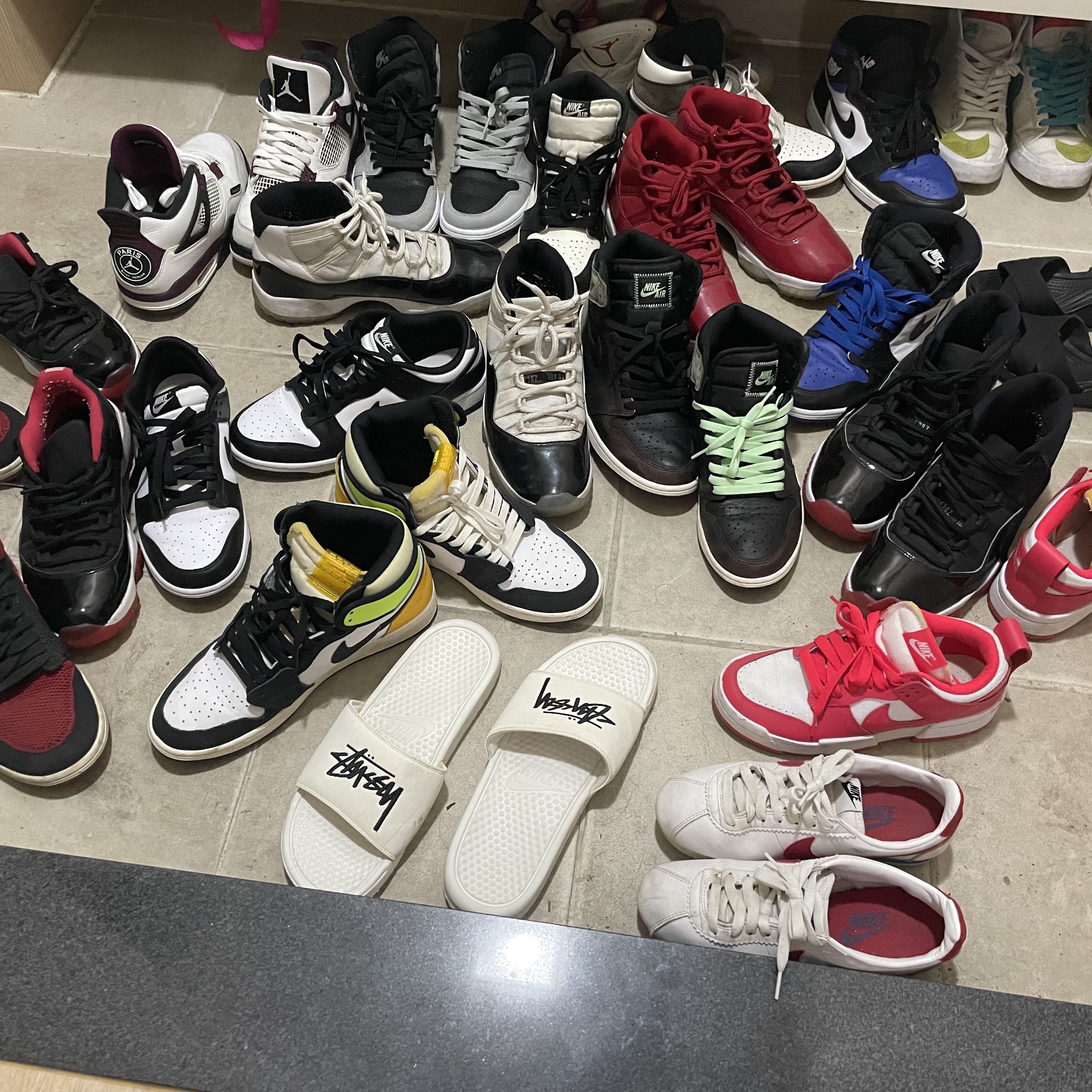 Jordan 1 Retro High OG Black Mocha, Jordan 1 Retro High OG Shadow 2.0 착용 스타일