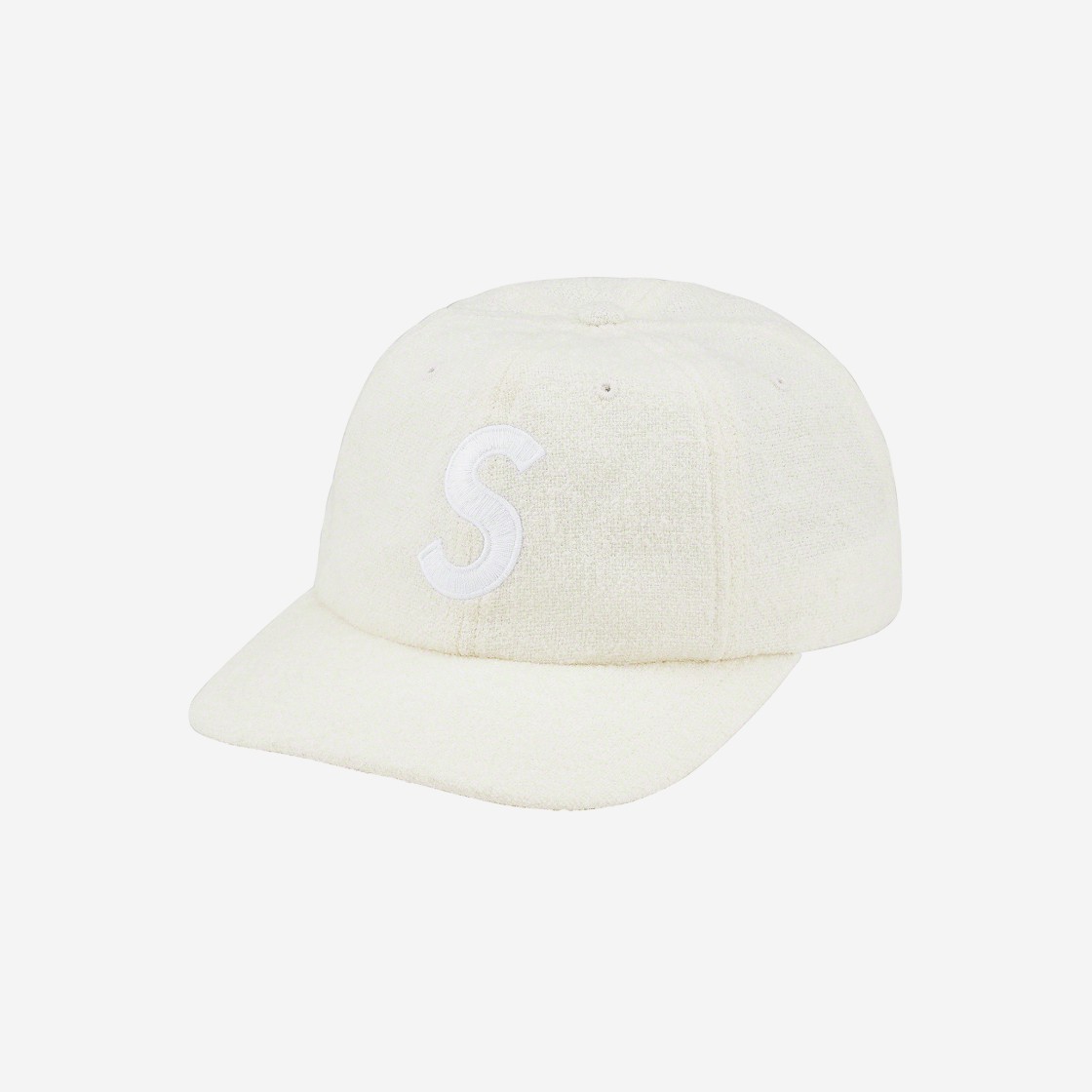 Supreme Terry S Logo 6-Panel White - 21SS 상세 이미지 1