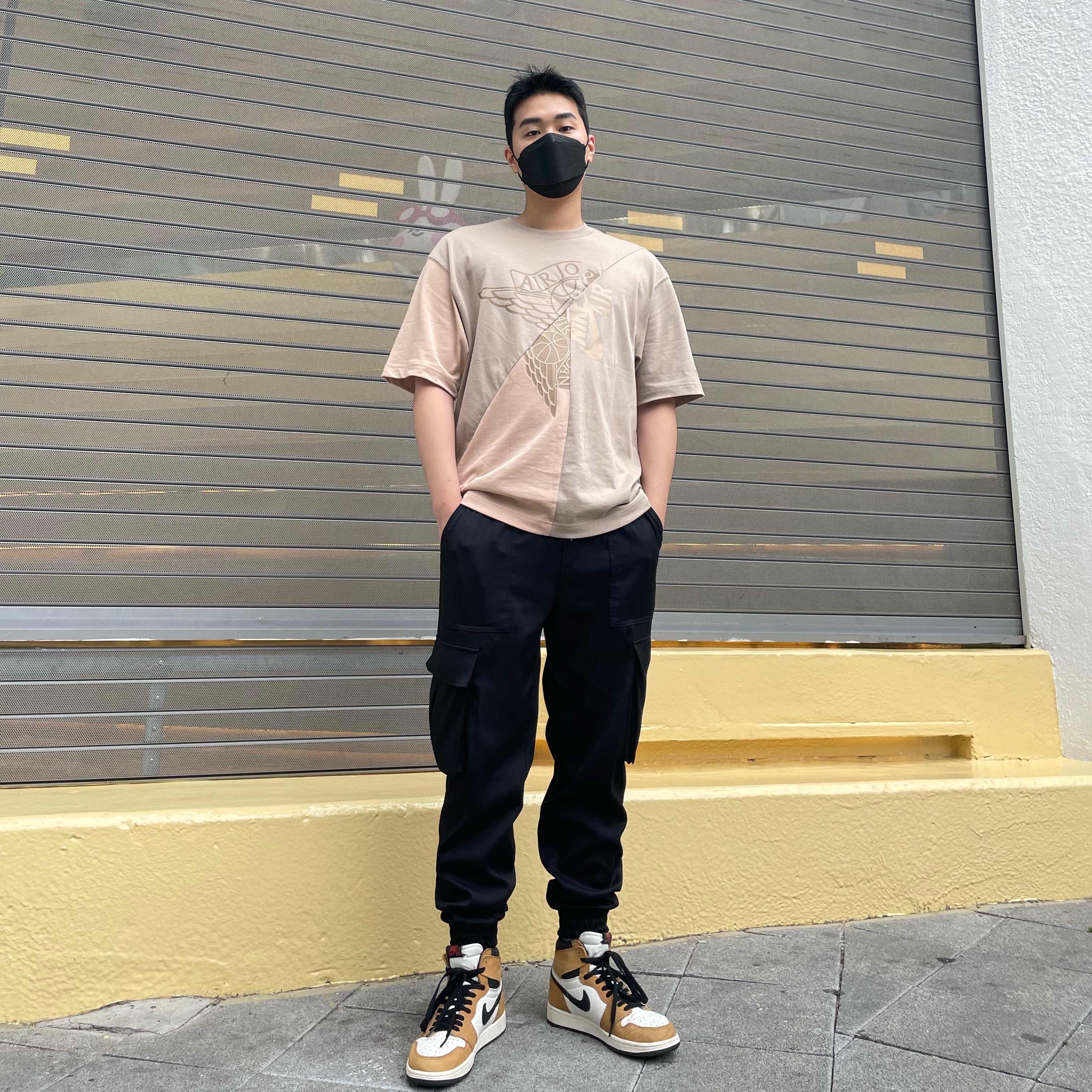 Jordan x Travis Scott S/S Top - Asia, Jordan 1 Retro High Rookie of the Year 착용 스타일