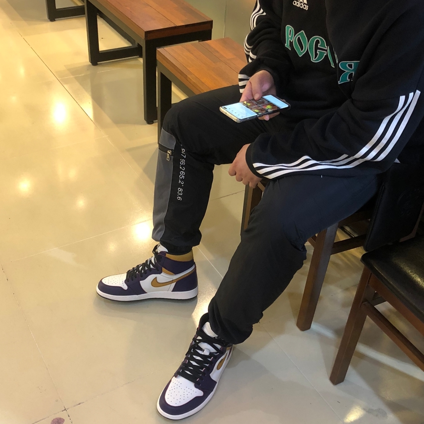 Jordan 1 Retro High OG Defiant SB LA to Chicago 착용 스타일