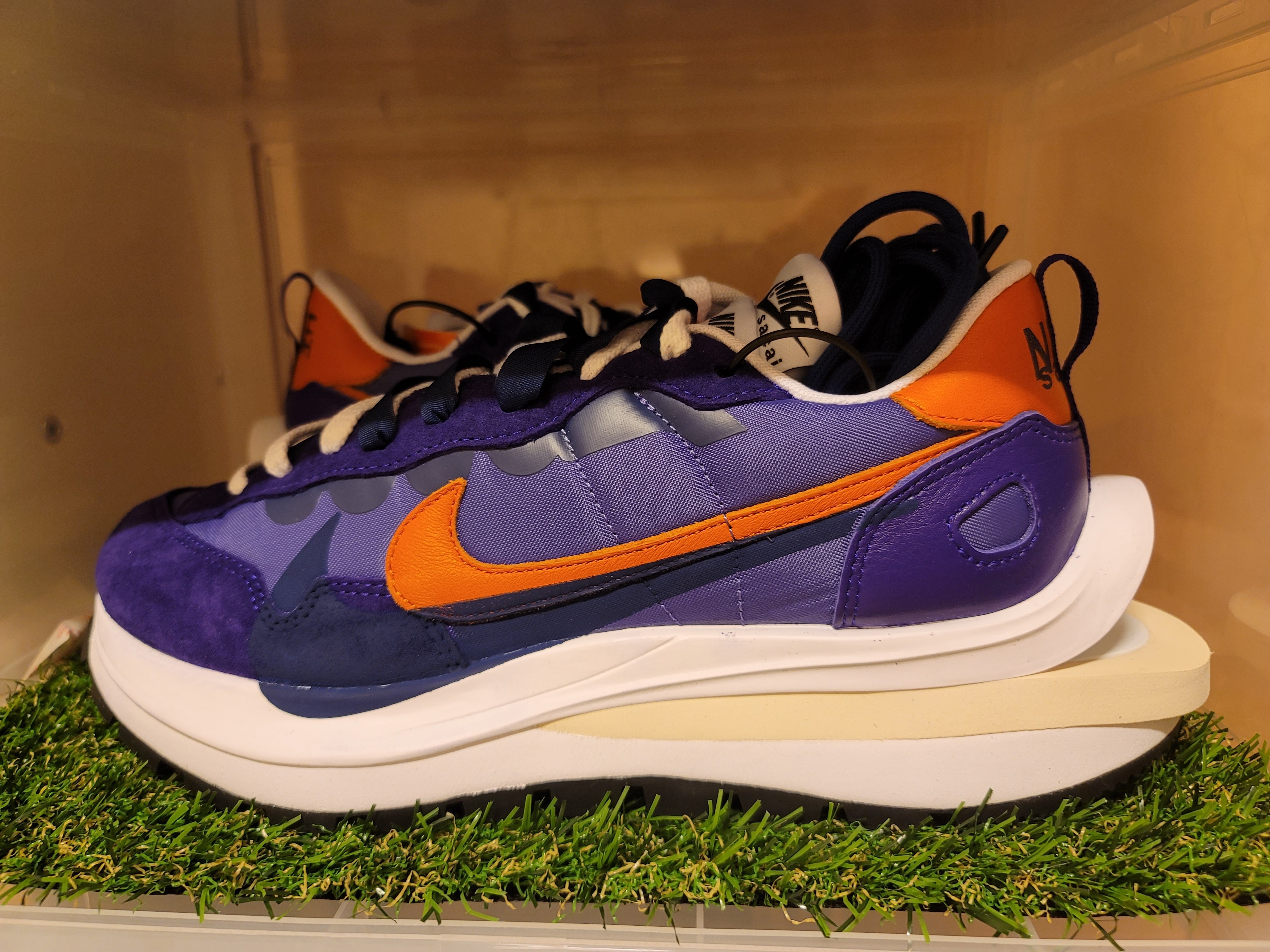 Nike x Sacai VaporWaffle Sesame and Blue Void, Nike x Sacai VaporWaffle Dark Iris 착용 스타일 - 2