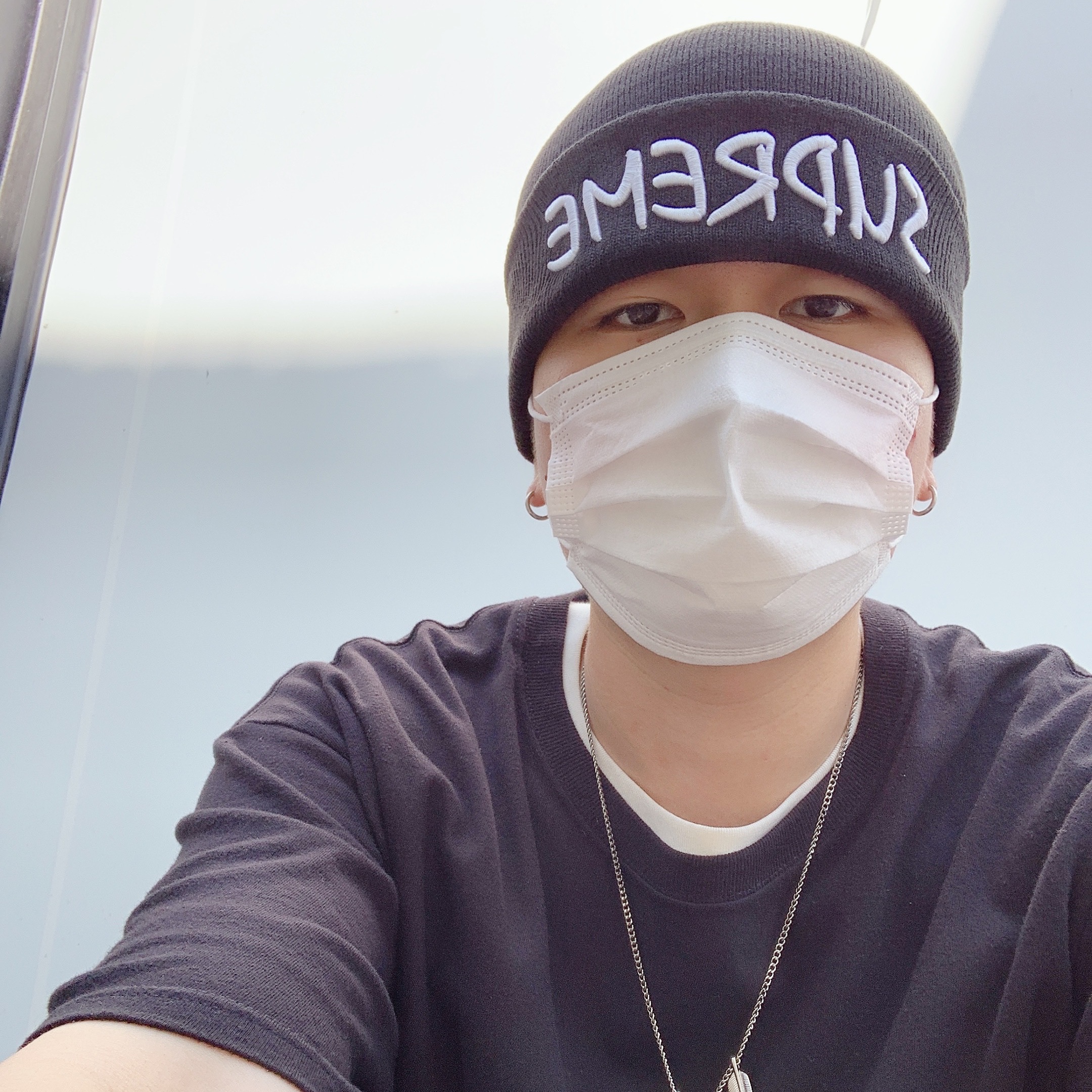 Supreme FTP Beanie Black - 21SS 착용 스타일