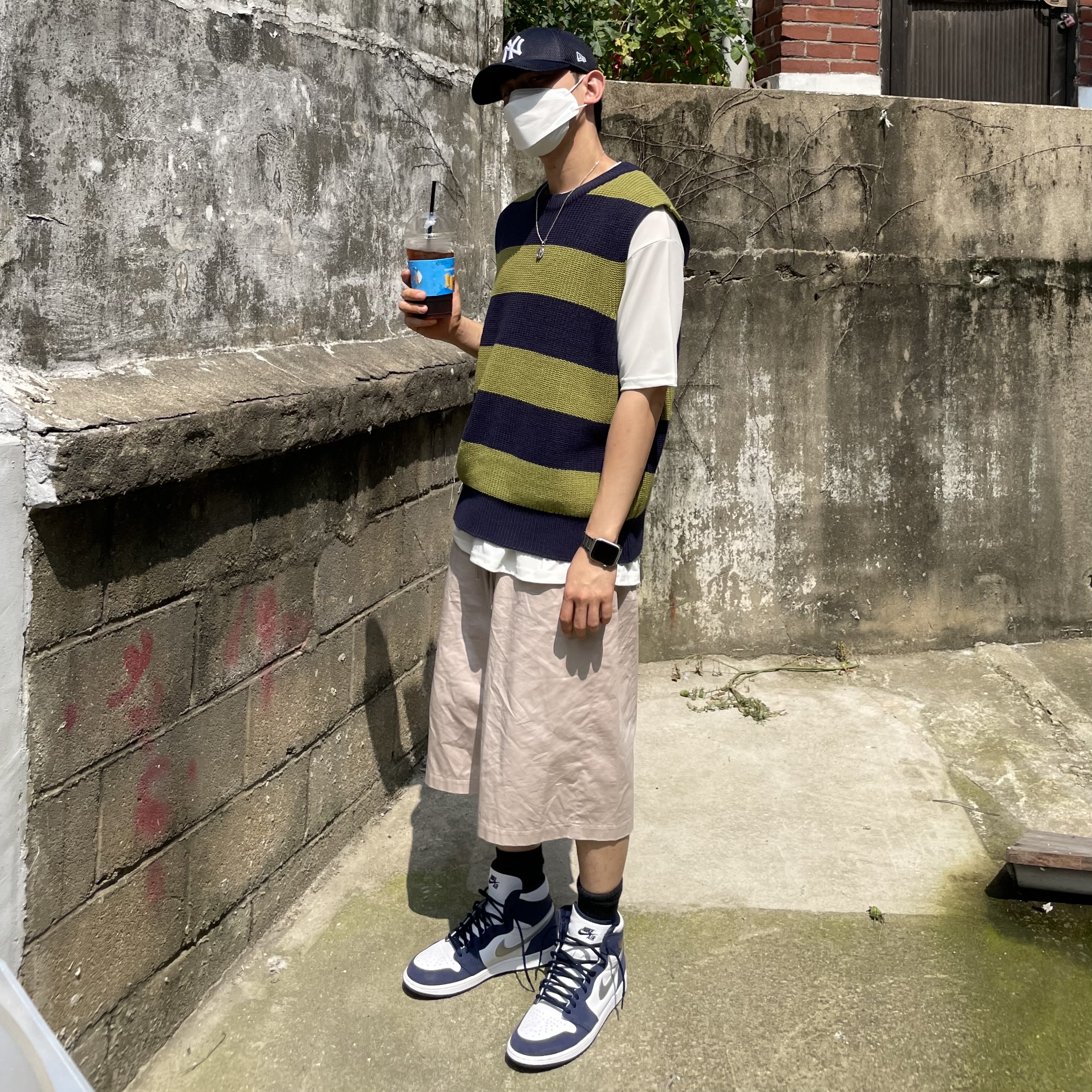 Jordan 1 Retro High OG CO.JP Midnight Navy 착용 스타일