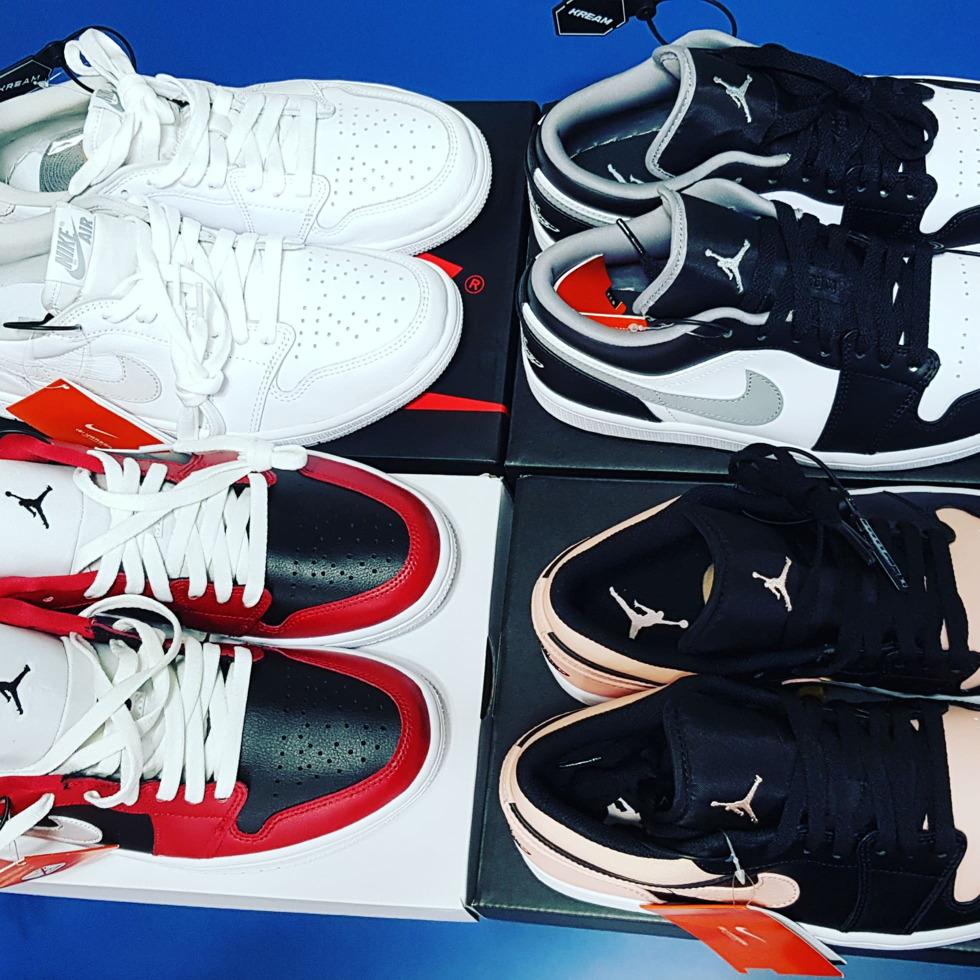 Jordan 1 Low Black Particle Grey, (W) Jordan 1 Low Chicago Flip 착용 스타일