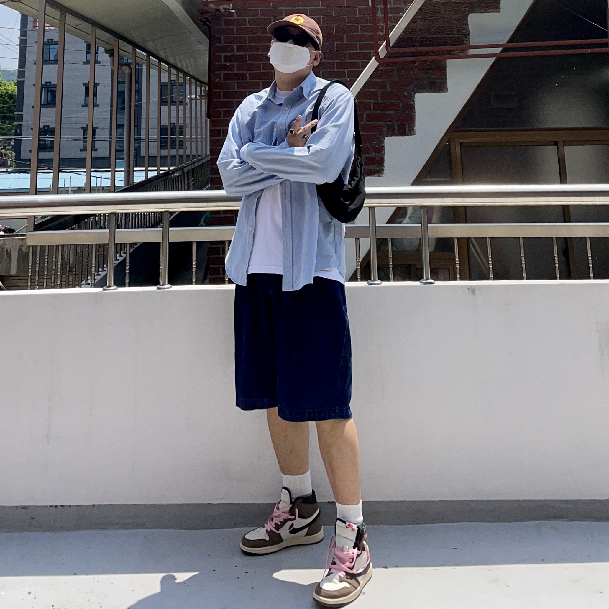 Jordan 1 x Travis Scott Retro High OG SP Mocha 착용 스타일