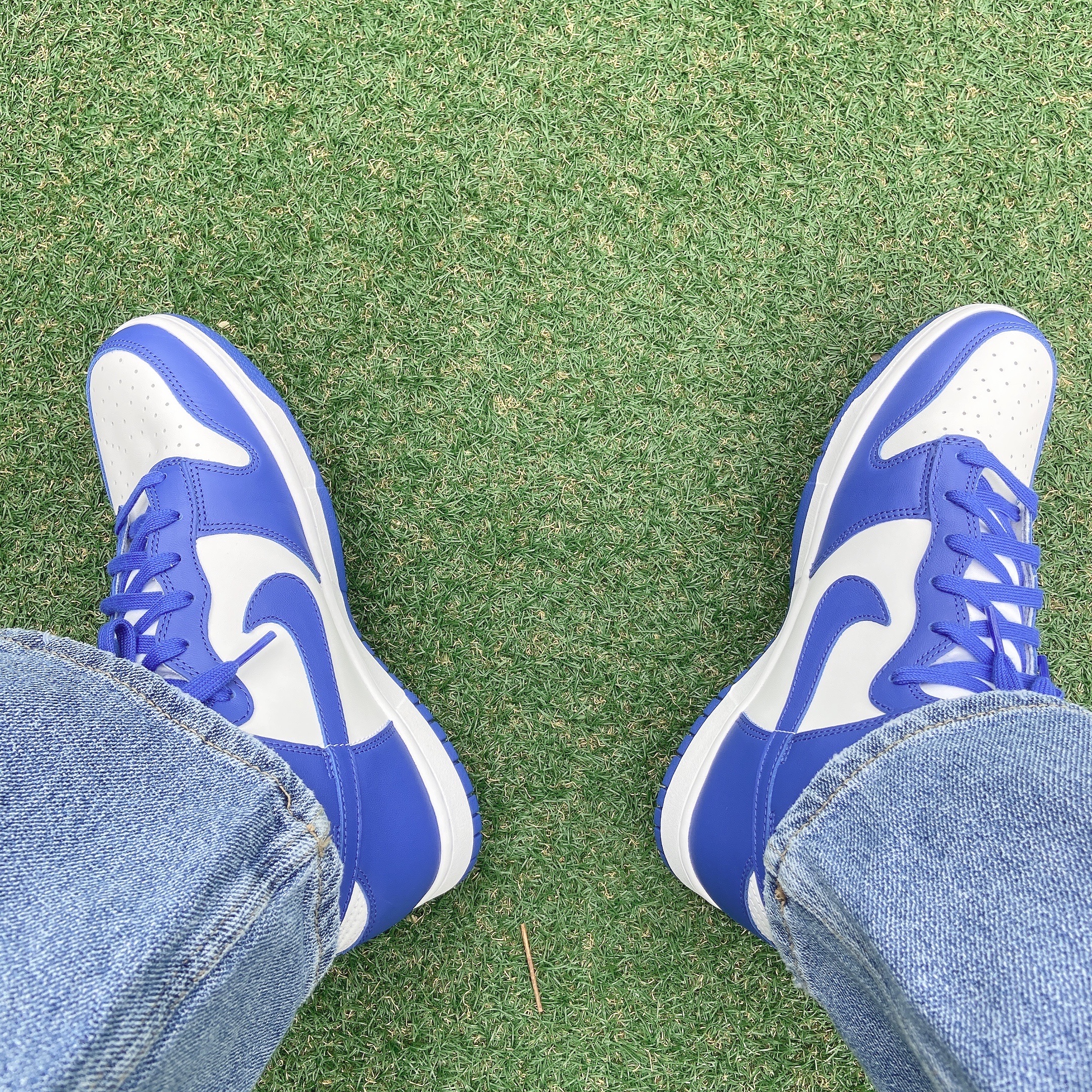 Nike Dunk High Retro Game Royal 착용 스타일