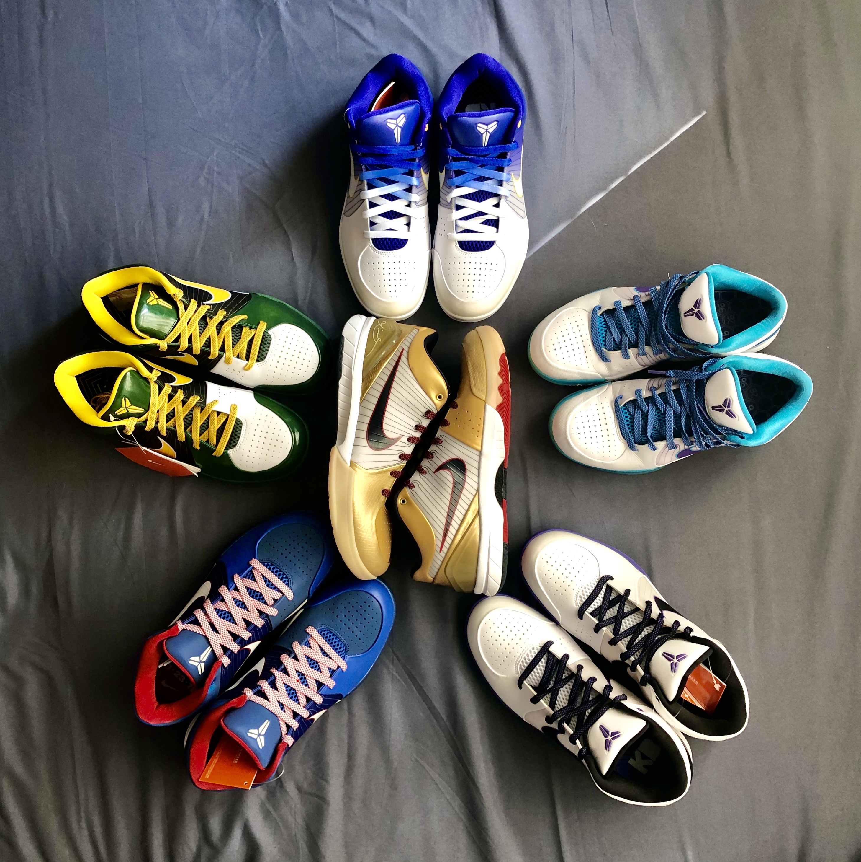 Nike Kobe 4 Protro Draft Day Hornets, Nike Zoom Kobe 4 Gradient Home 착용 스타일