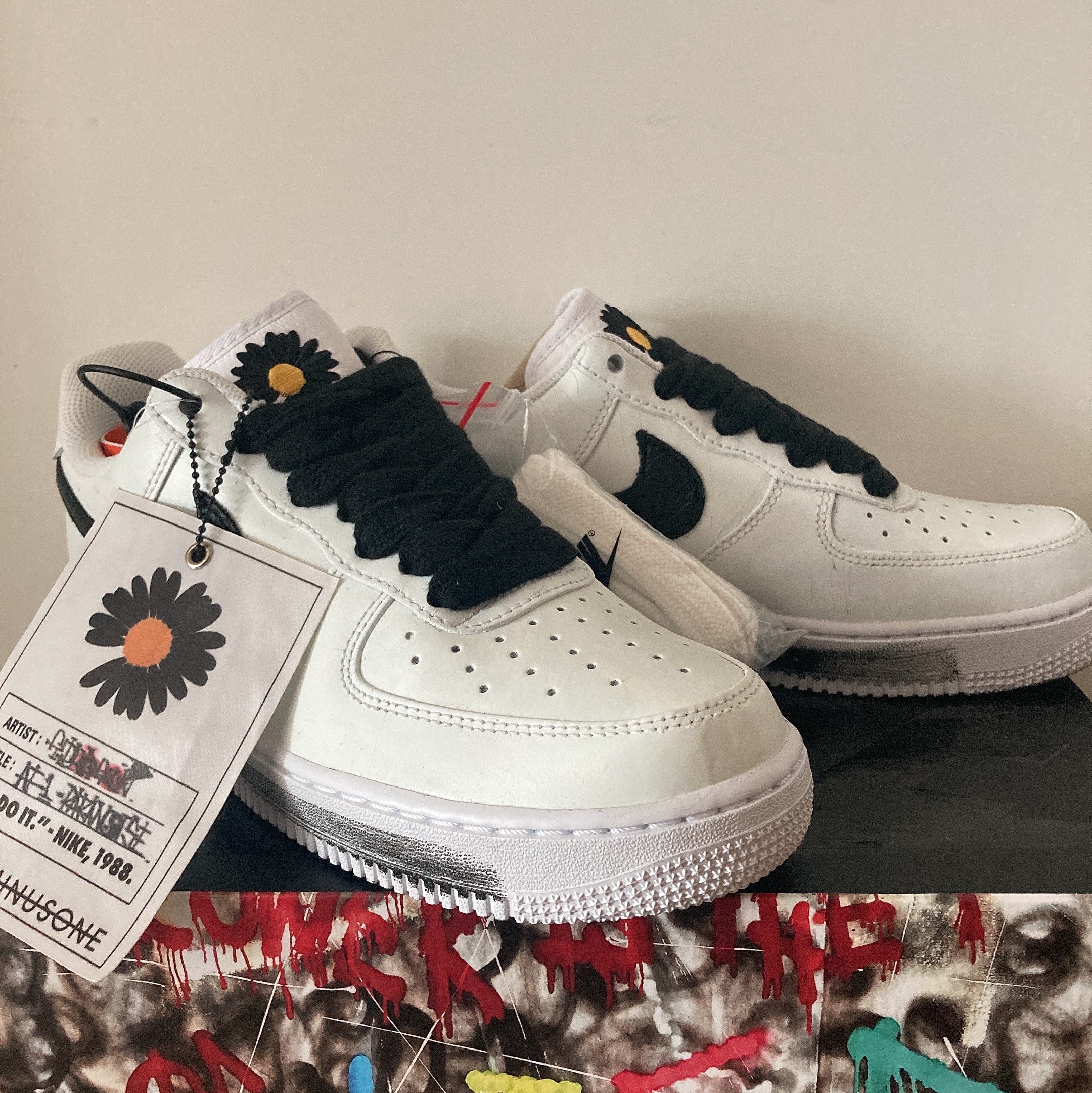 Nike x Peaceminusone Air Force 1 Low Para-Noise 2.0 착용 스타일