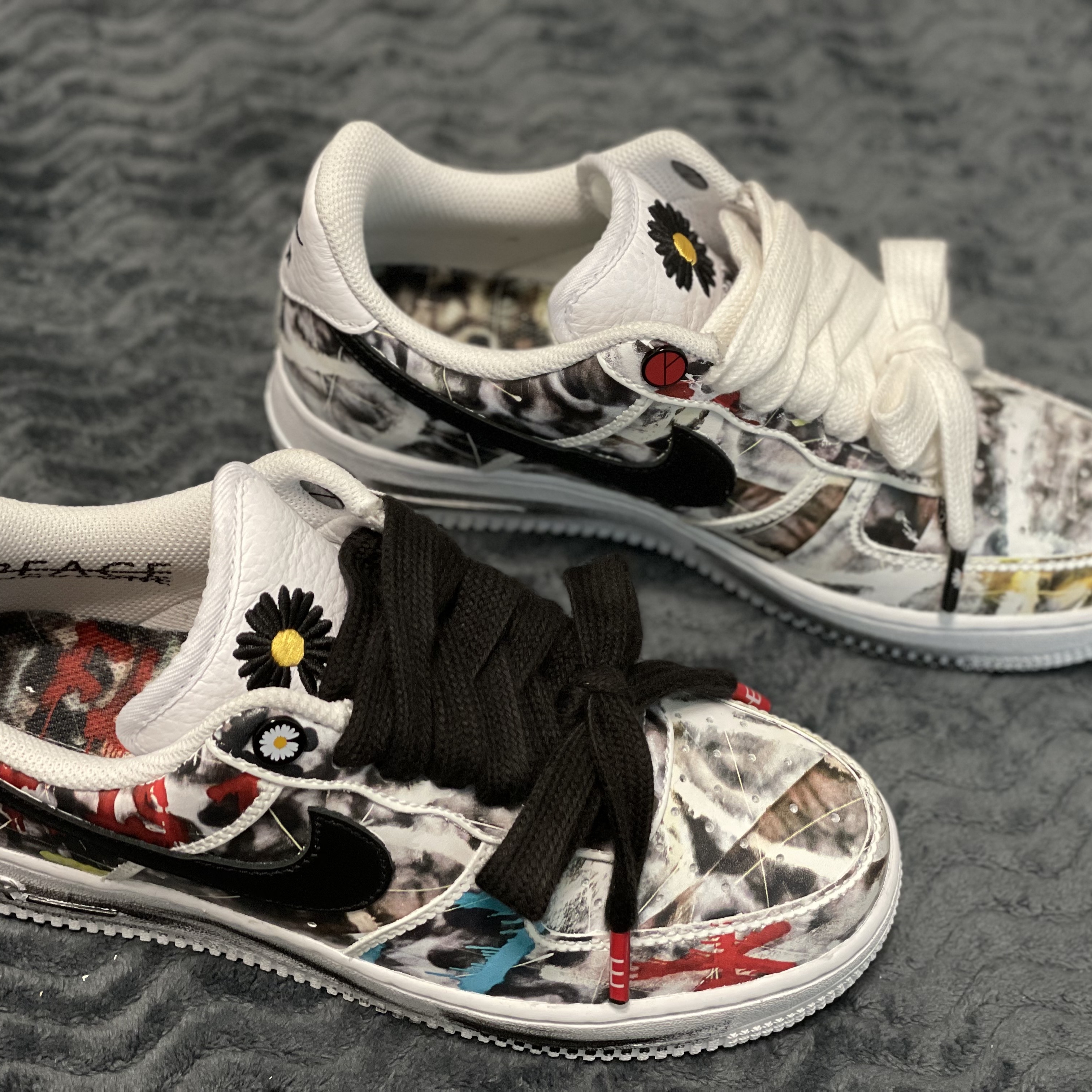 Nike x Peaceminusone Air Force 1 Low Para-Noise 2.0 착용 스타일 - 3