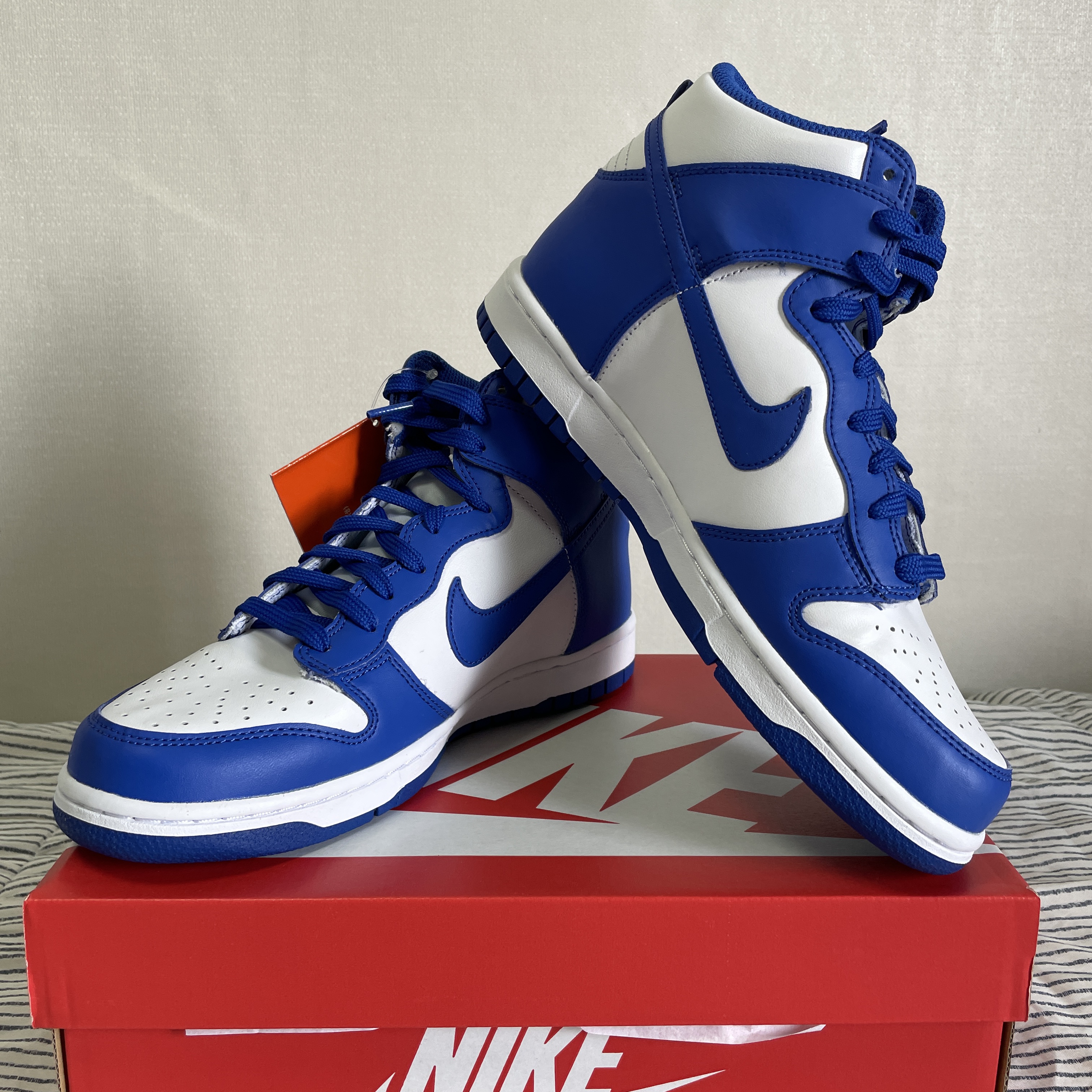 Nike Dunk High Retro Game Royal 착용 스타일