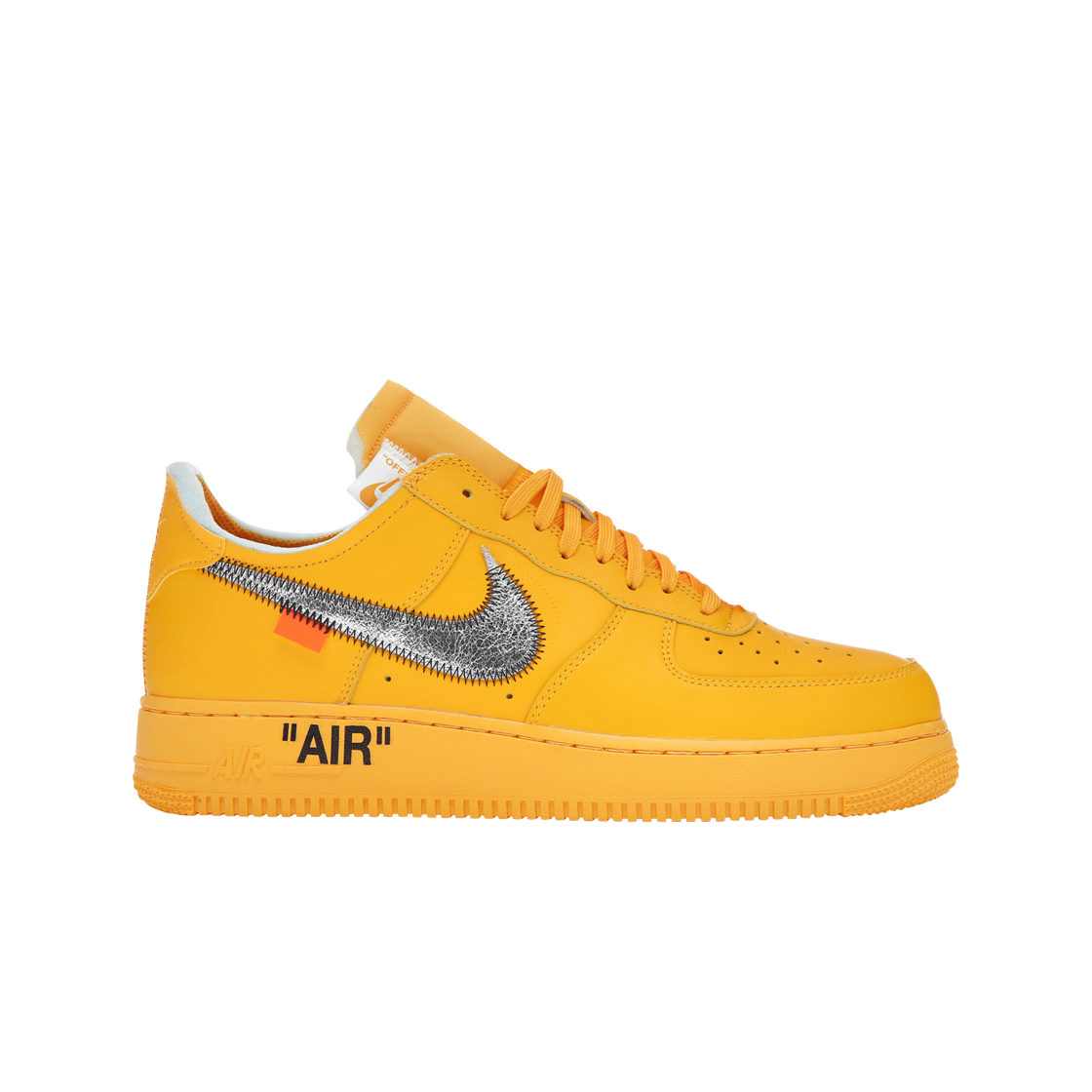 나이키 x 오프화이트 에어포스 1 '07 유니버시티 골드(Nike x Off-White Air Force 1 '07 University Gold)