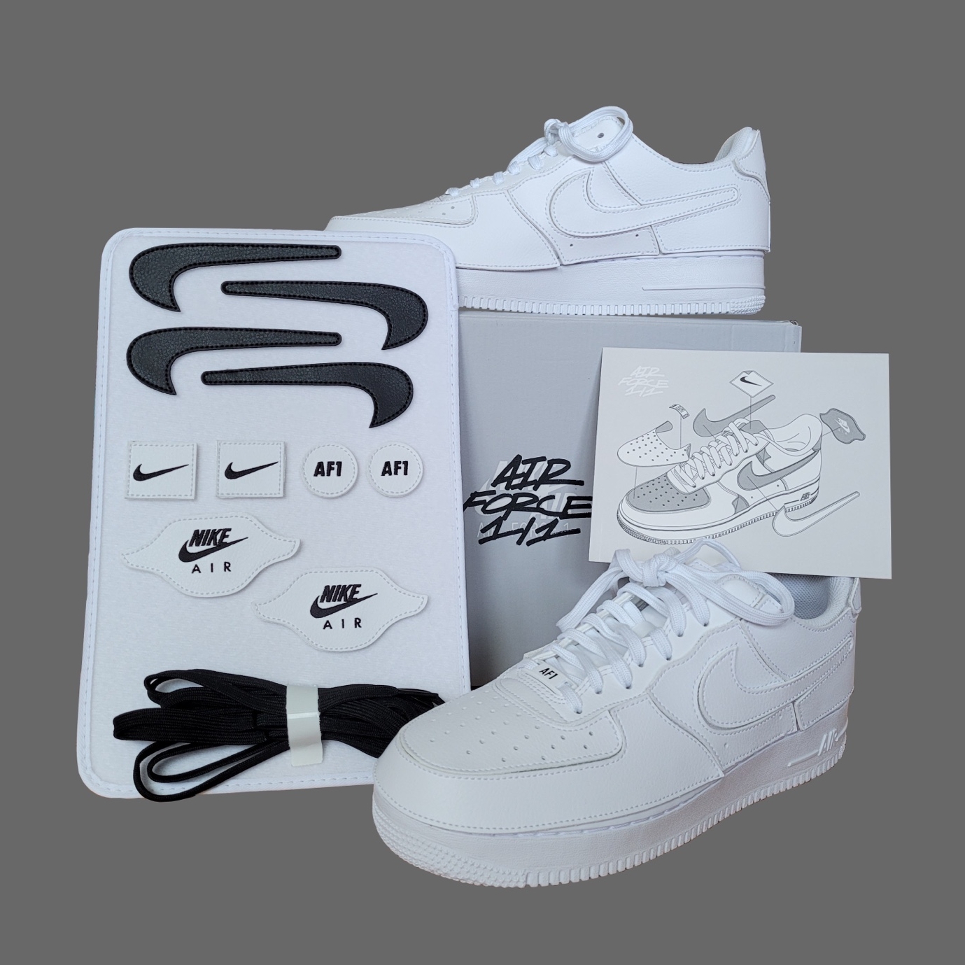 Nike Air Force 1/1 Triple White 착용 스타일