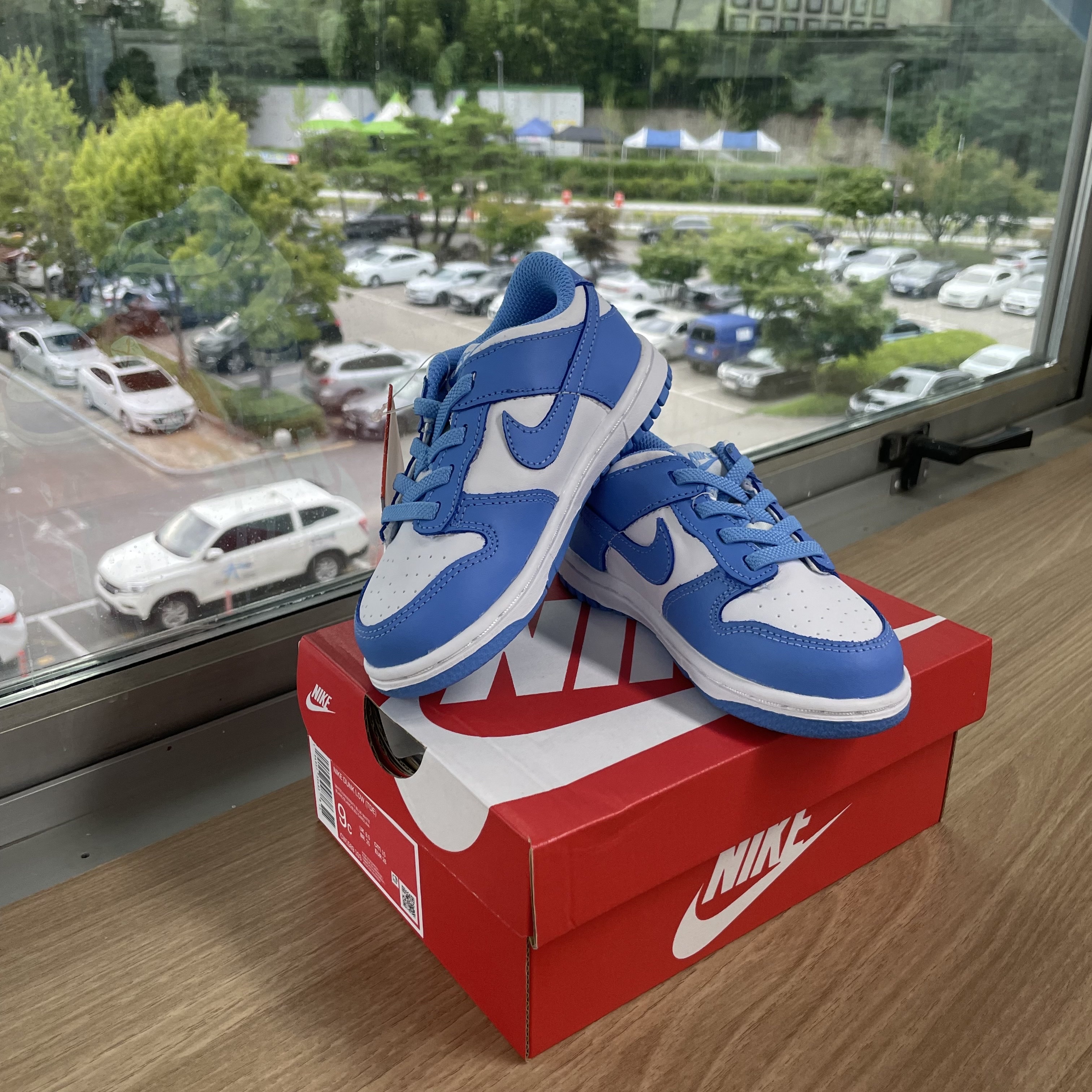 (TD) Nike Dunk Low University Blue 착용 스타일 - 1