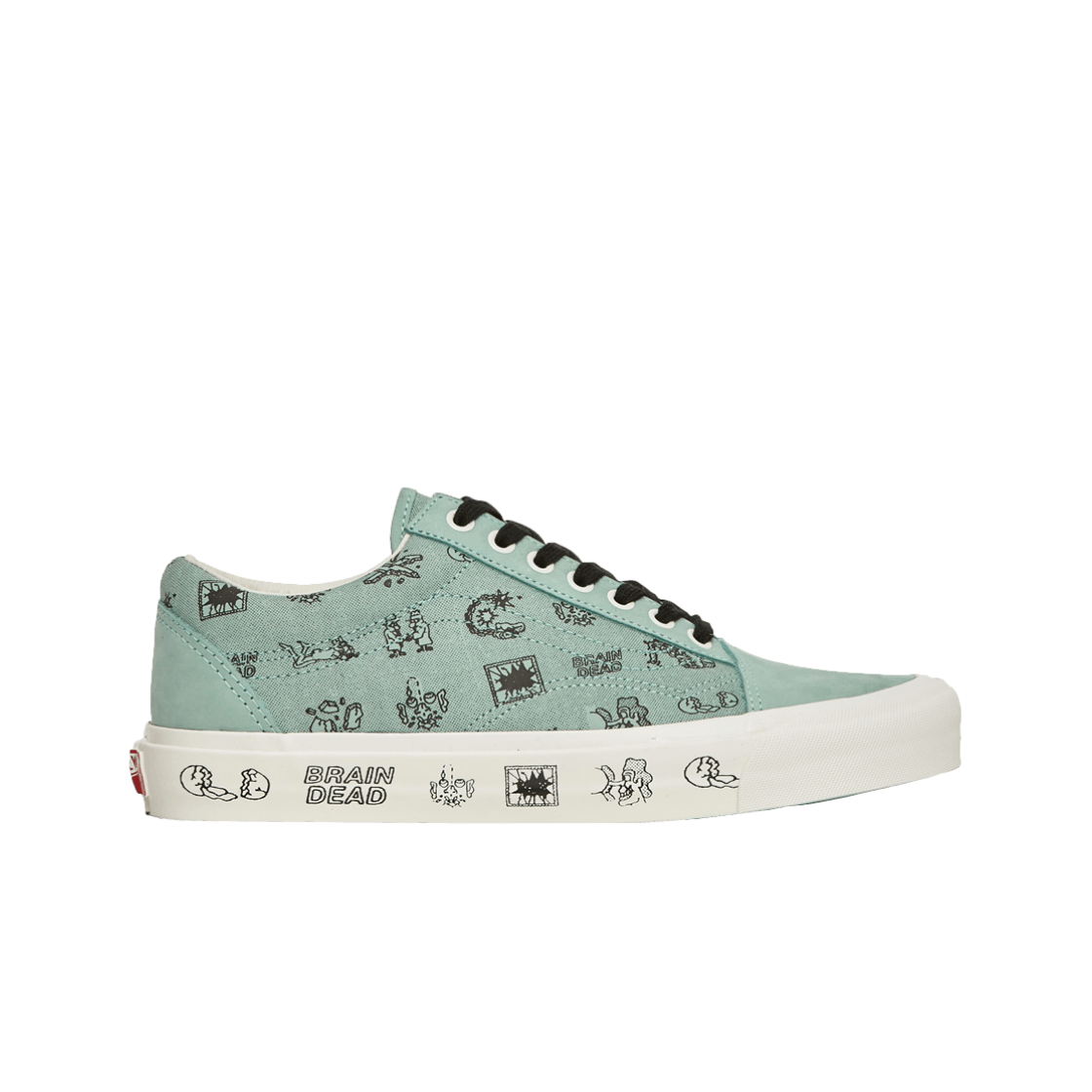 VN0A38G6N9E Vans Vault x Brain Dead Old Skool LX Granite Green