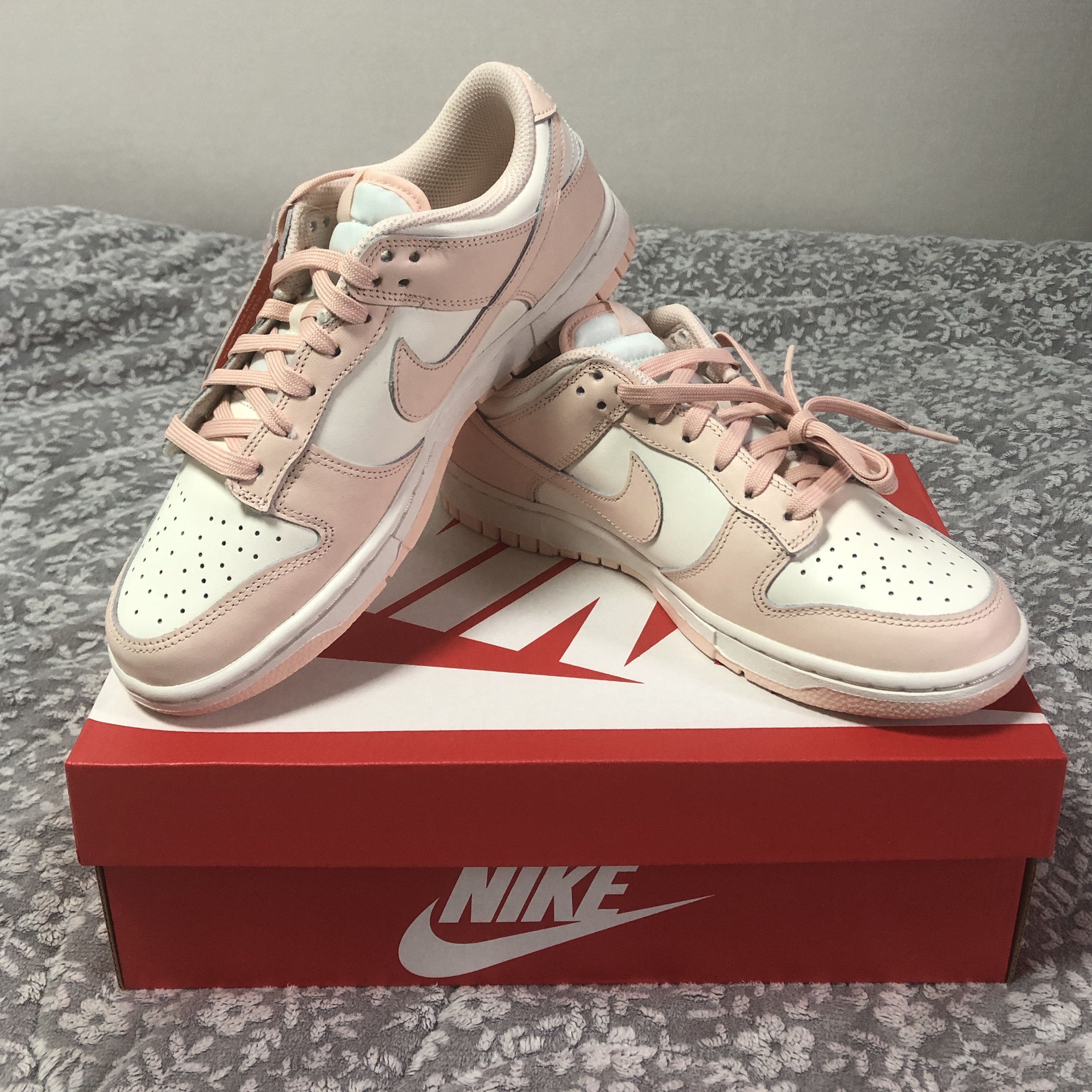 (W) Nike Dunk Low Orange Pearl 착용 스타일