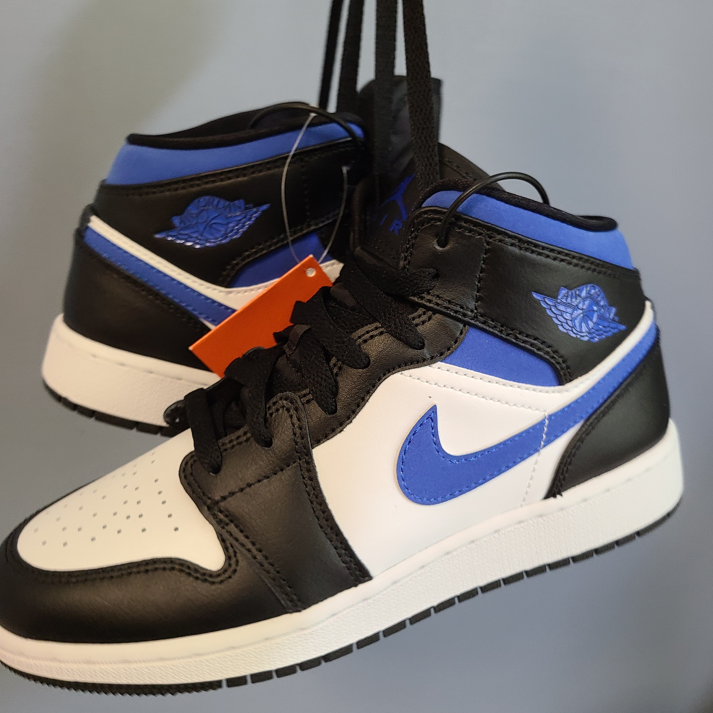 (GS) Jordan 1 Mid Racer Blue 착용 스타일 - 3