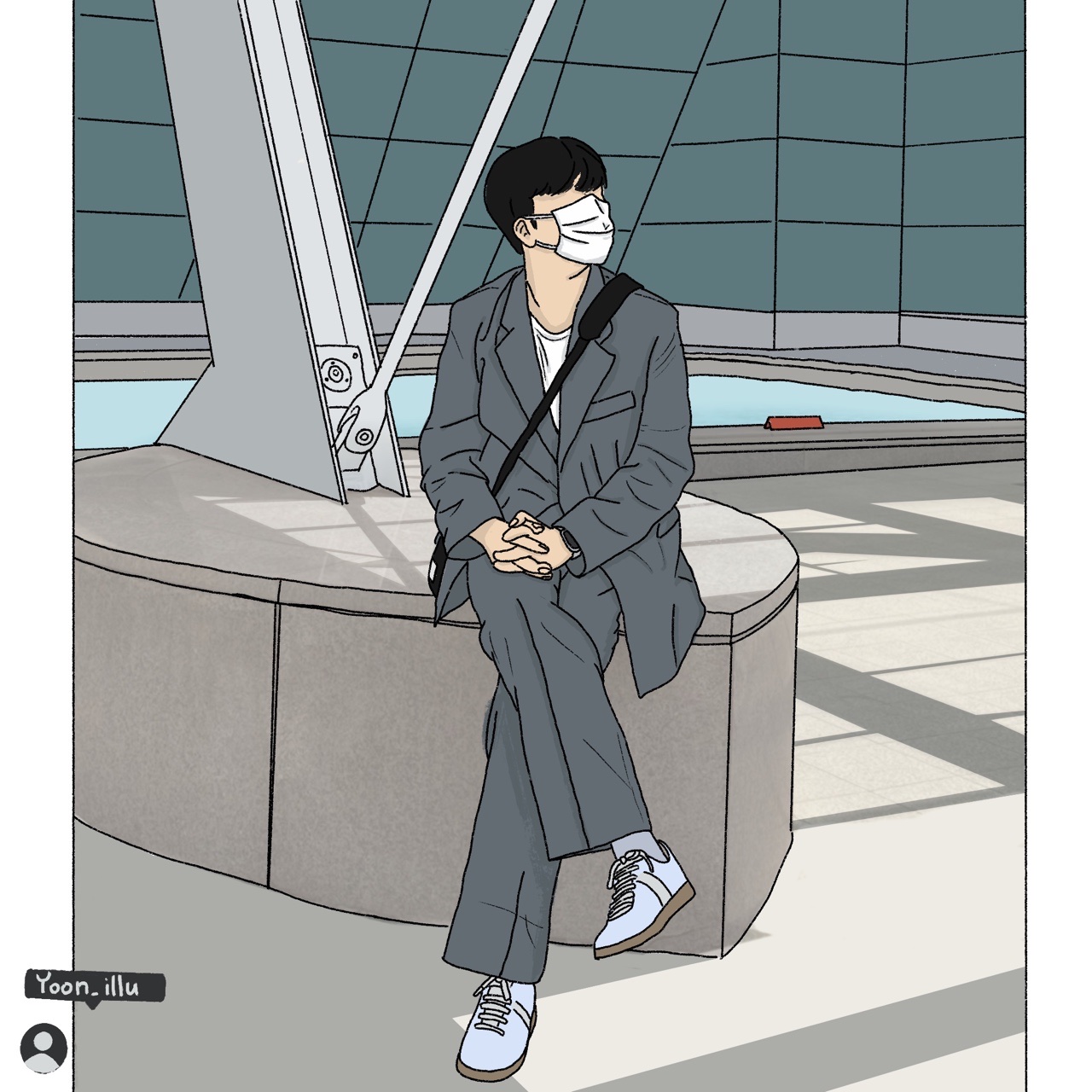 Maison Margiela Replica Paint Drop Sneakers 착용 스타일 - 1
