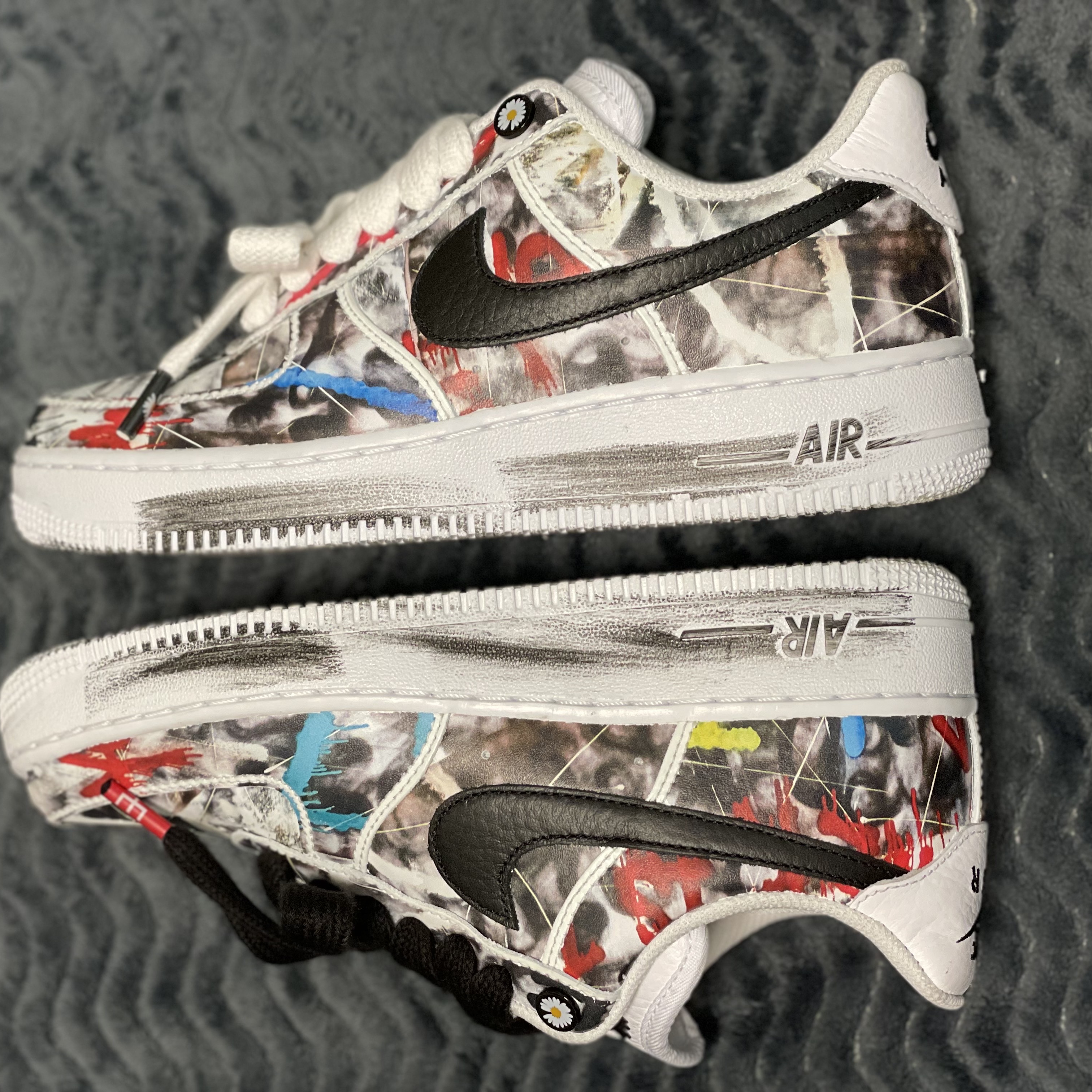 Nike x Peaceminusone Air Force 1 Low Para-Noise 2.0 착용 스타일 - 4
