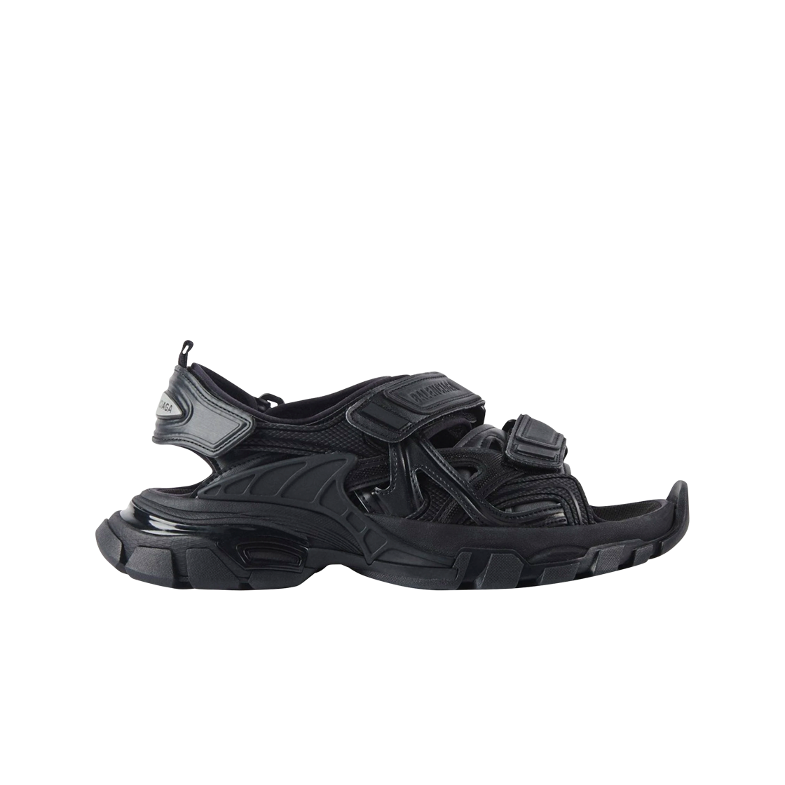 발렌시아가 트랙 샌들 블랙