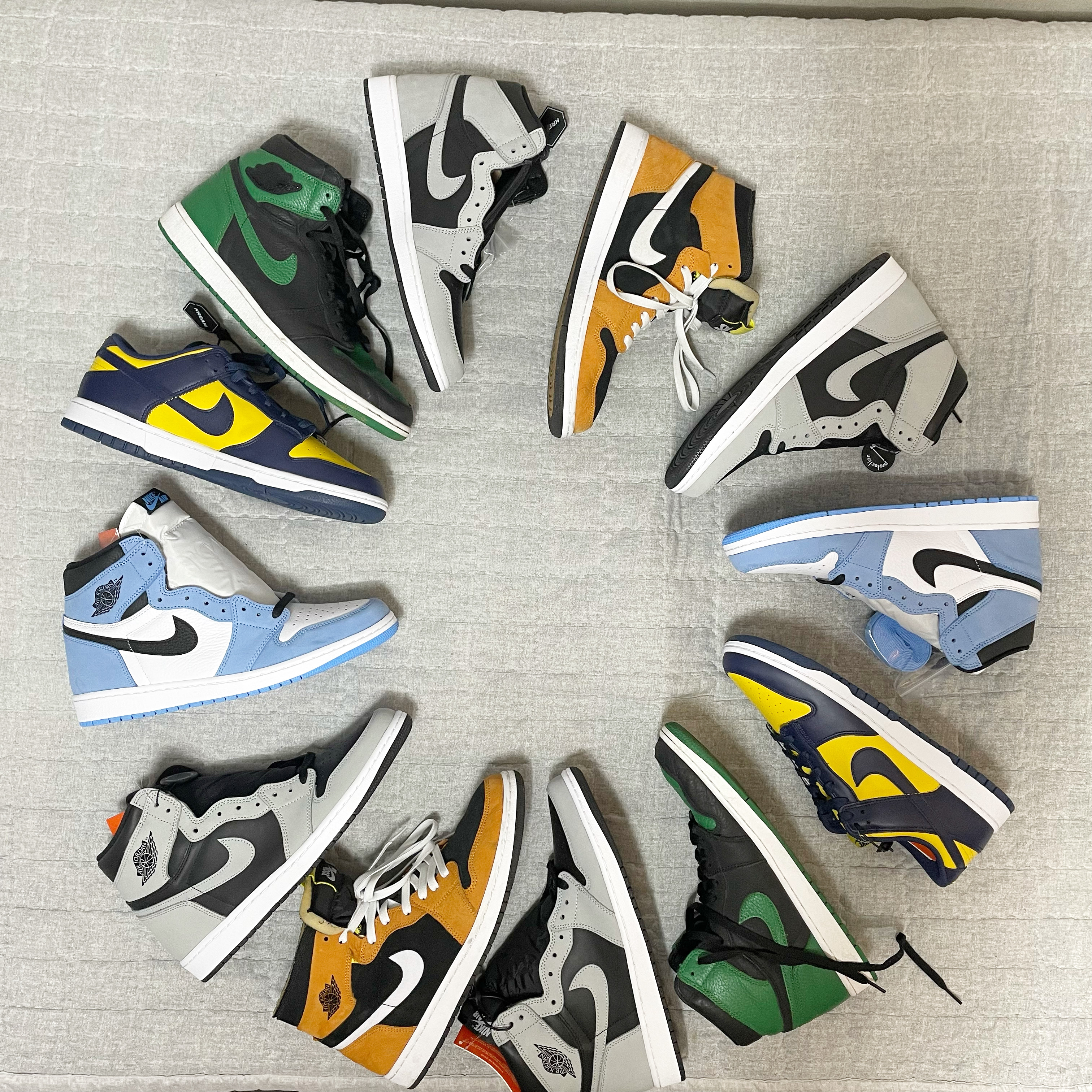 Jordan 1 Retro High OG University Blue, Jordan 1 Retro High OG Shadow 2.0 착용 스타일
