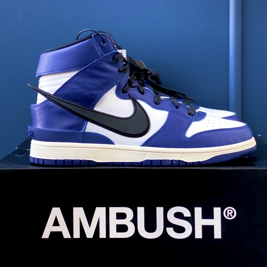 Nike x Ambush Dunk High Deep Royal Blue 착용 스타일 - 2