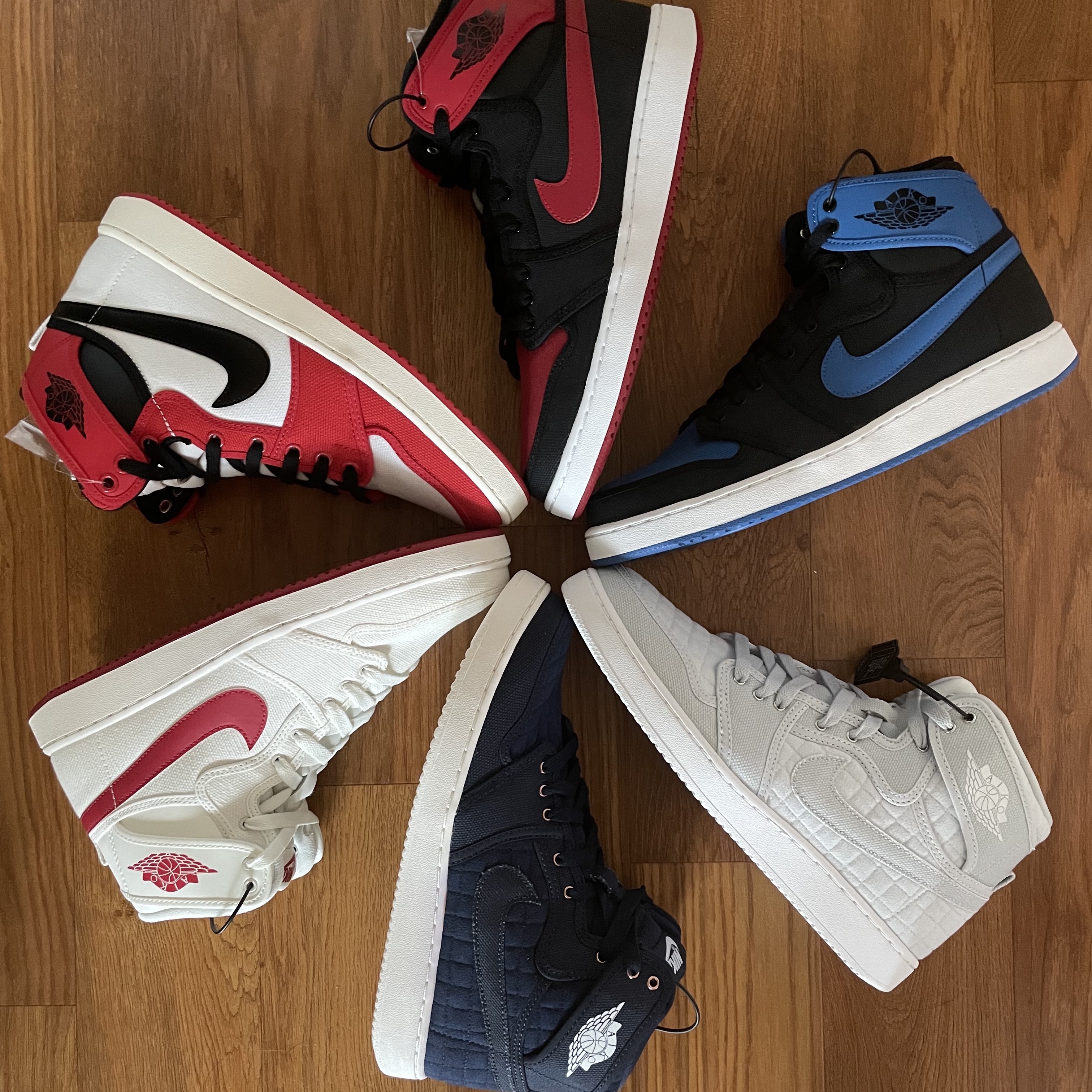 Jordan 1 KO Chicago 2021, Jordan 1 Retro KO Bred 2015 착용 스타일