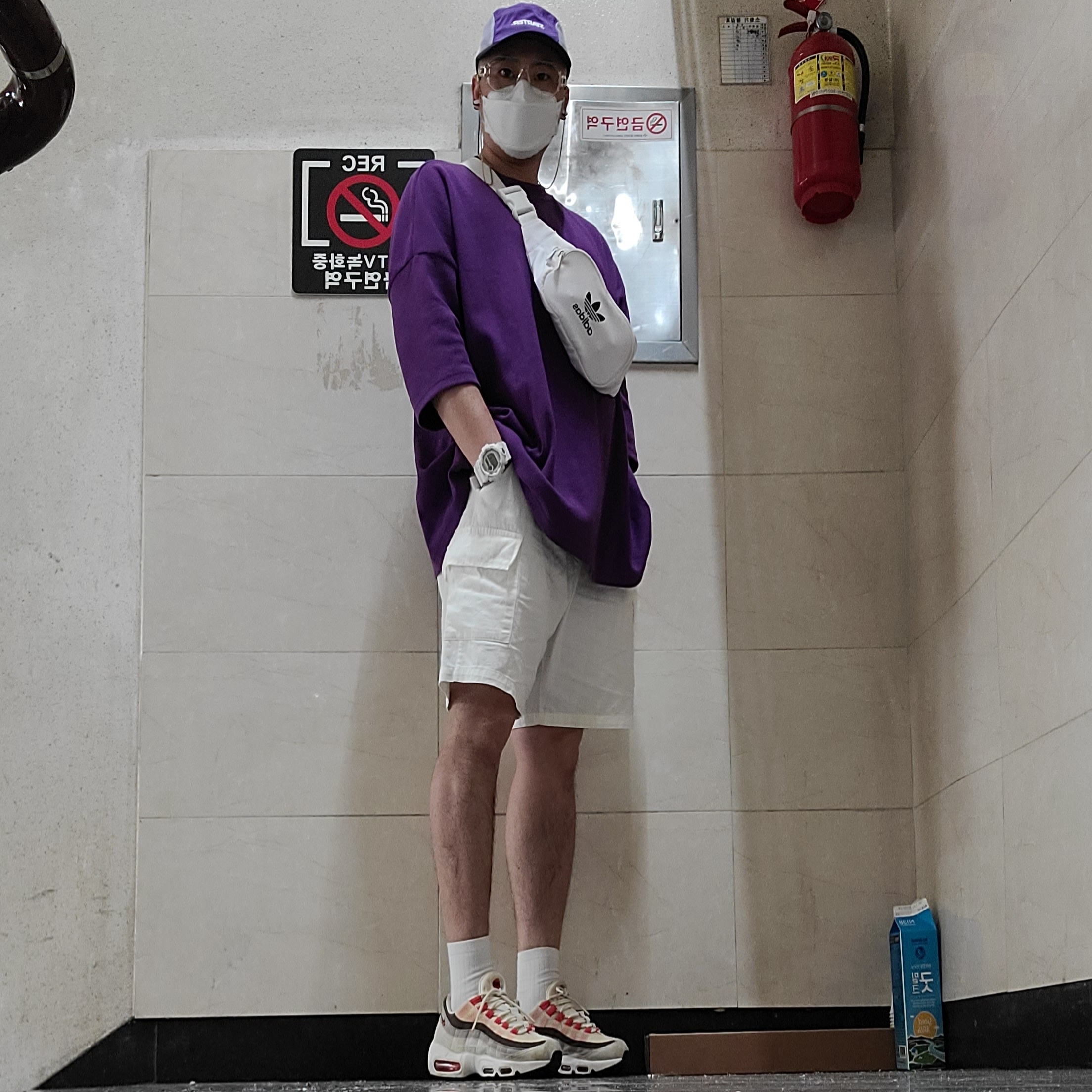 (W) Nike Air Max 95 Ember Glow 착용 스타일