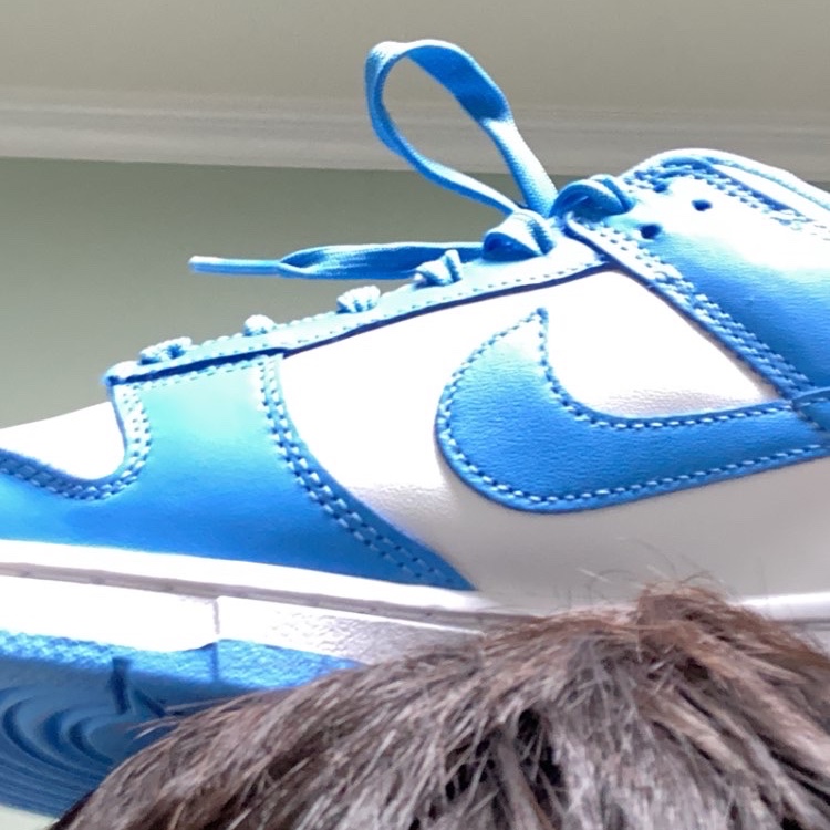 Nike Dunk Low Retro University Blue 착용 스타일 - 2