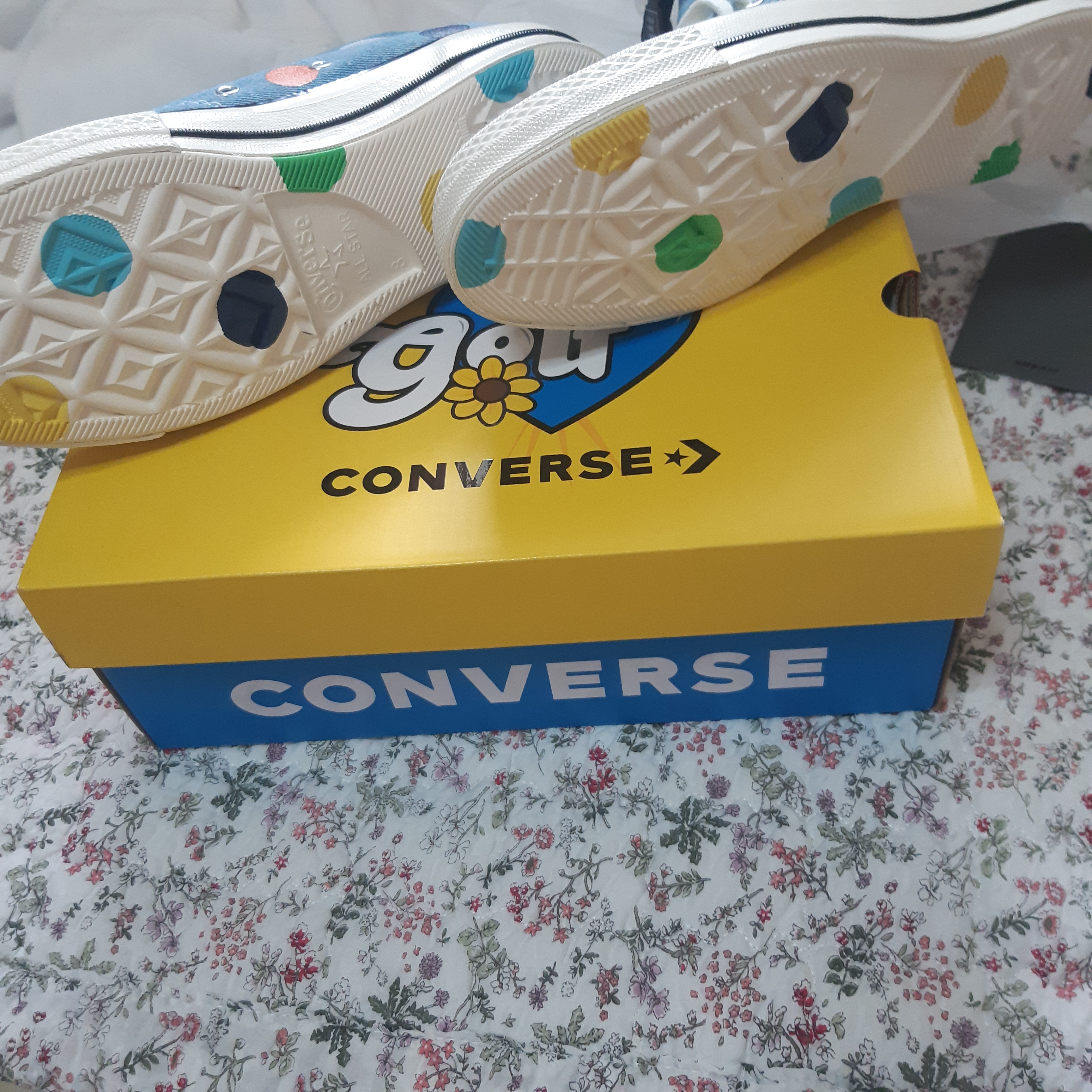Converse x Golf le Fleur Chuck 70 Hi Polka 착용 스타일 - 2