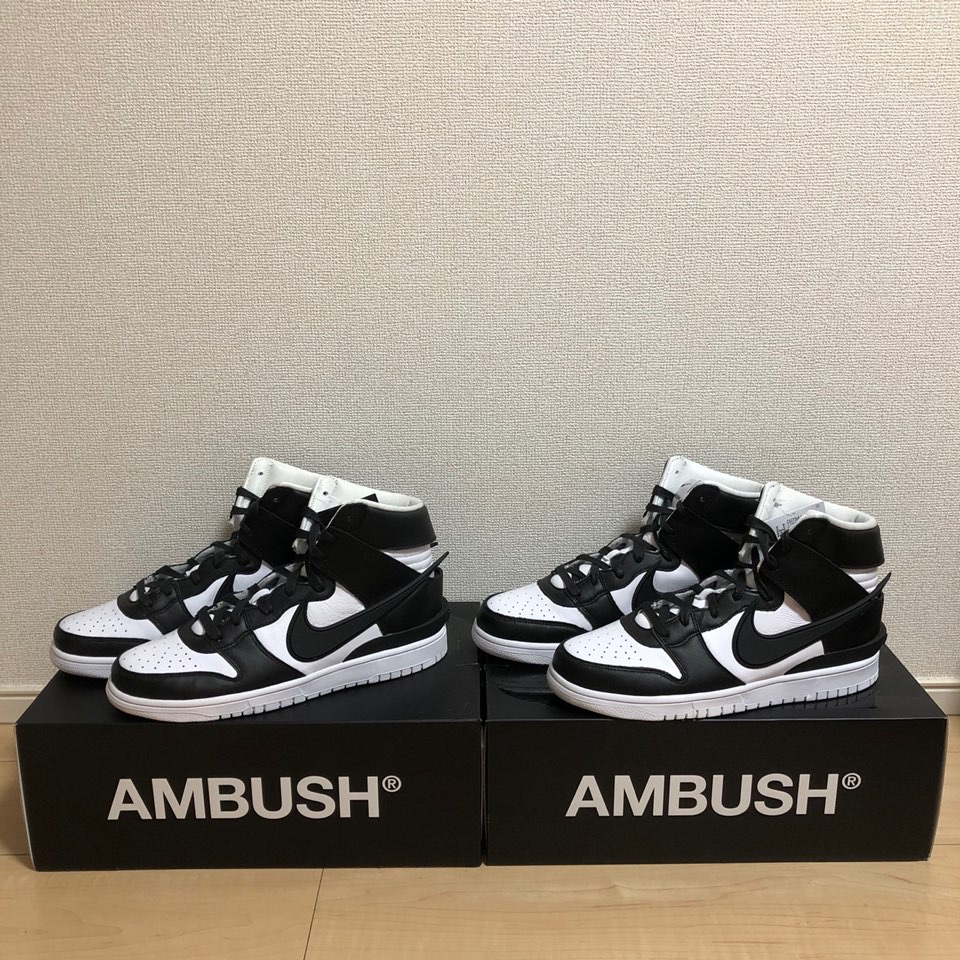 Nike x Ambush Dunk High Black 착용 스타일 - 1