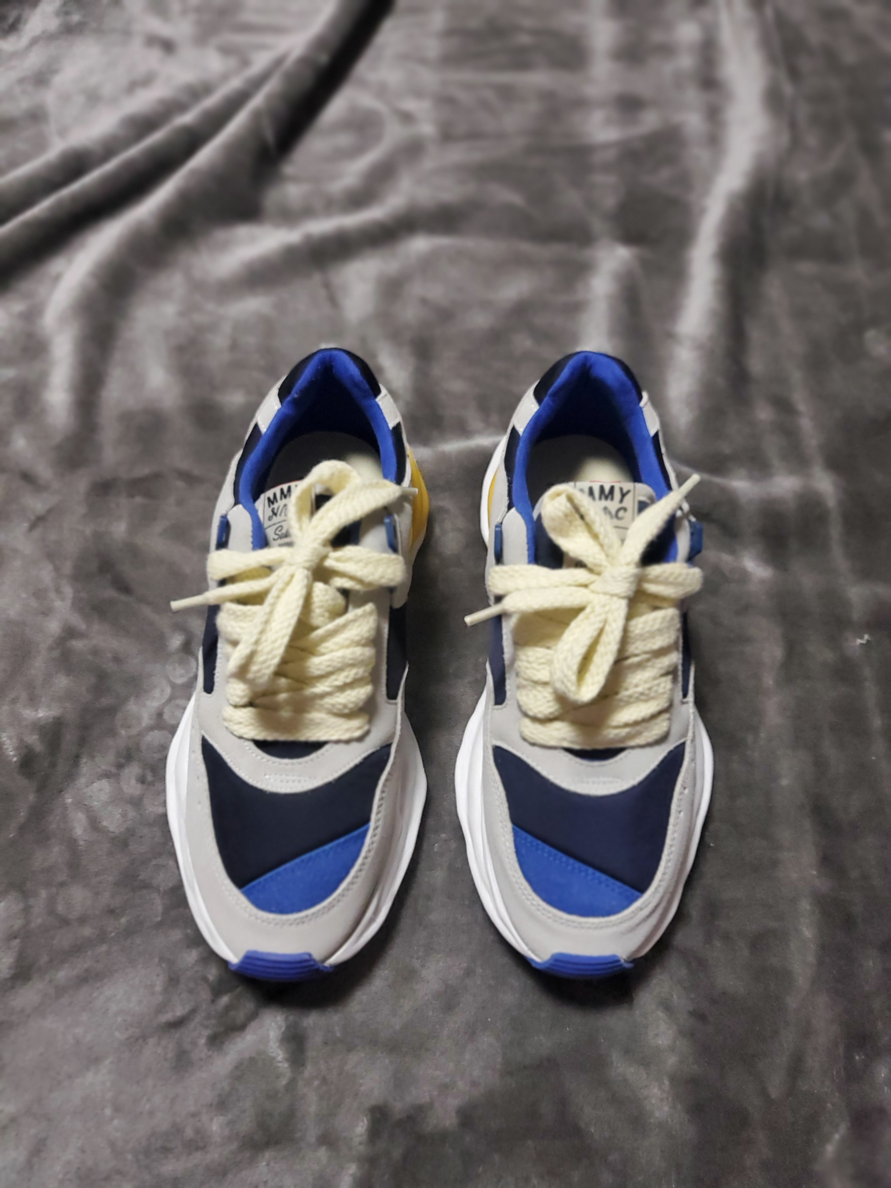 Maison Mihara Yasuhiro x Nigel Cabourn FR Army Sneakers Navy 착용 스타일 - 1