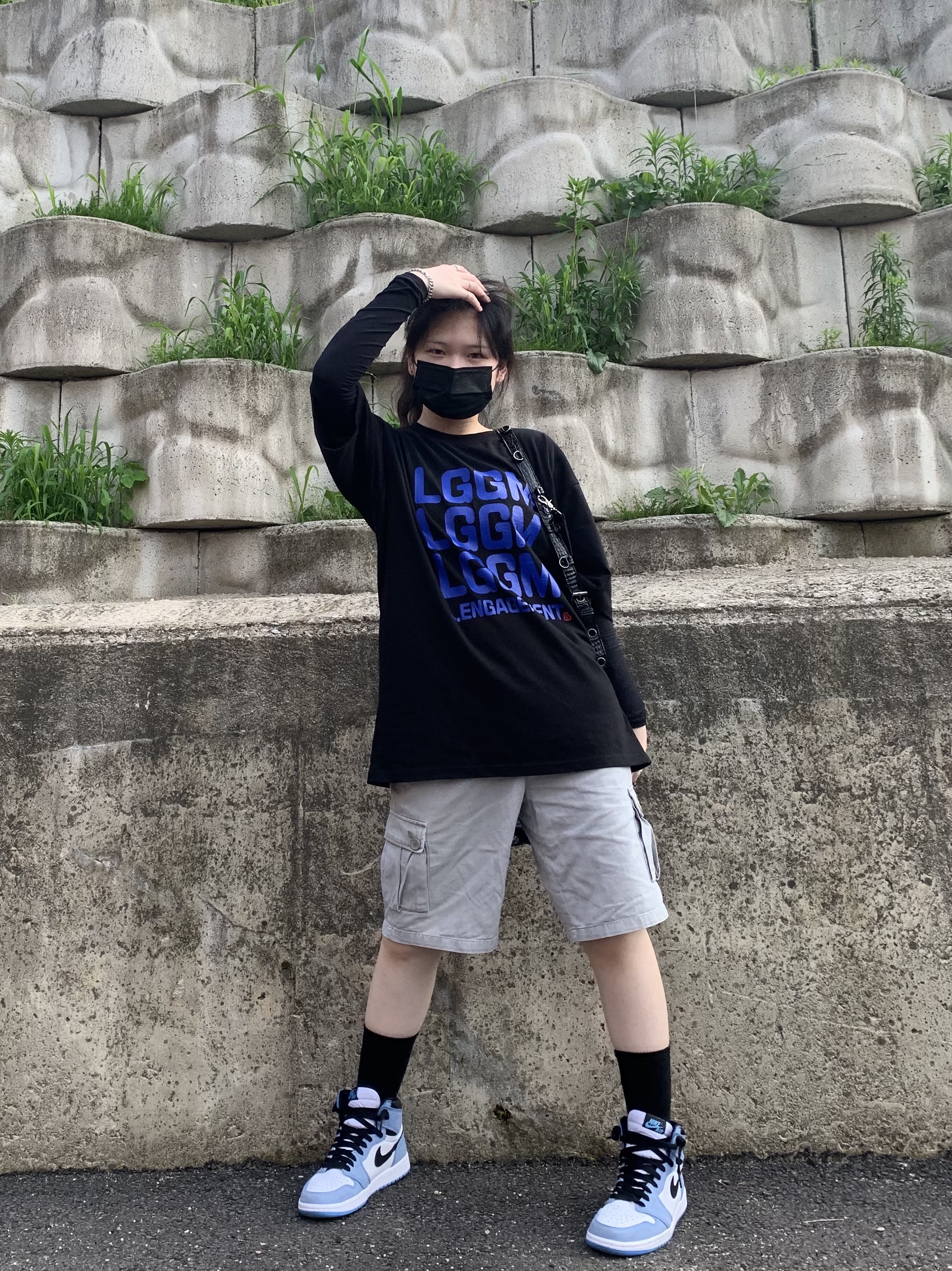 Jordan 1 Retro High OG University Blue 착용 스타일