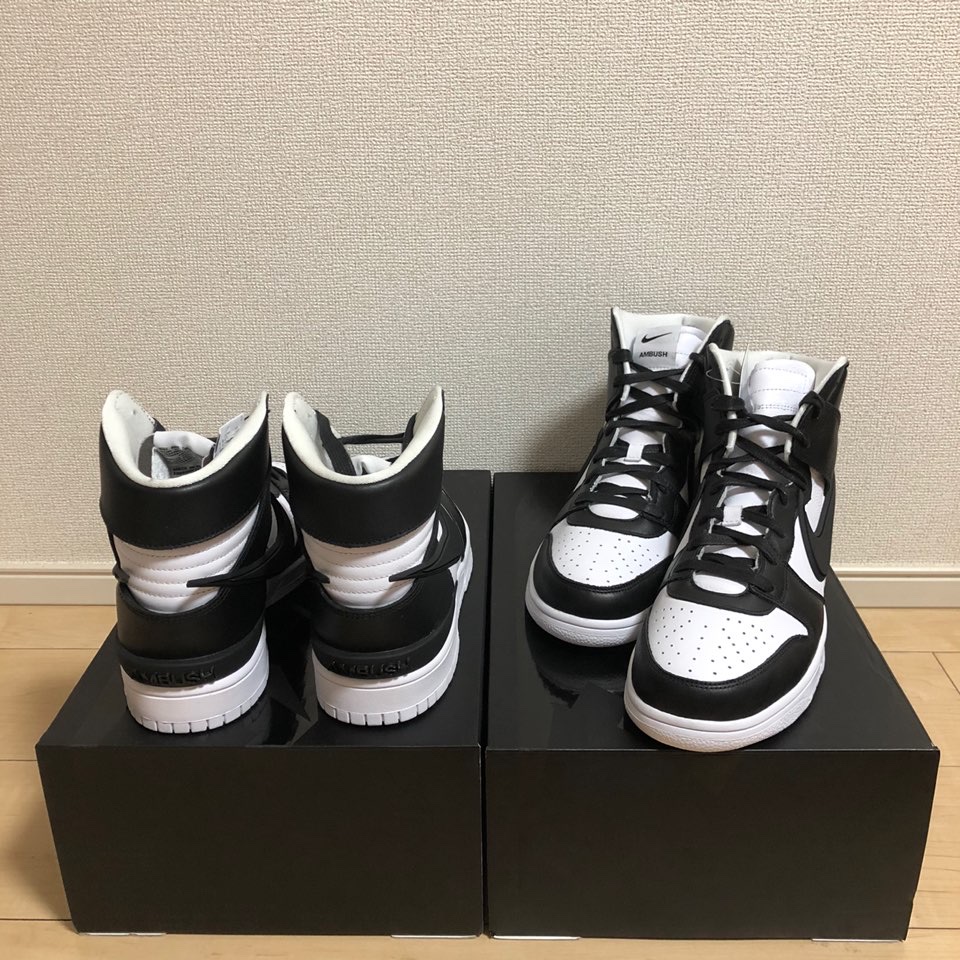 Nike x Ambush Dunk High Black 착용 스타일 - 2