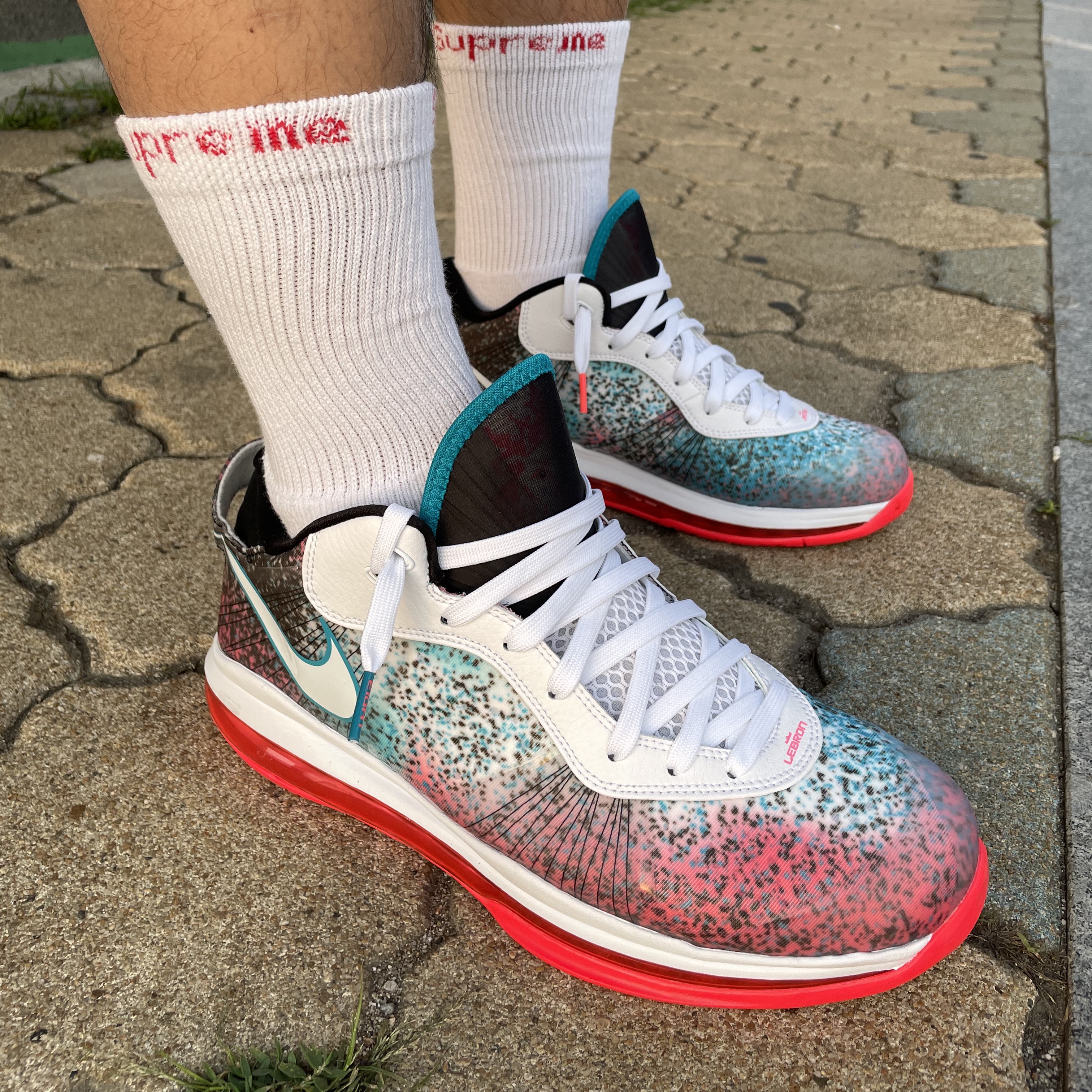 Nike LeBron 8 V/2 Low Miami Nights 2021 착용 스타일