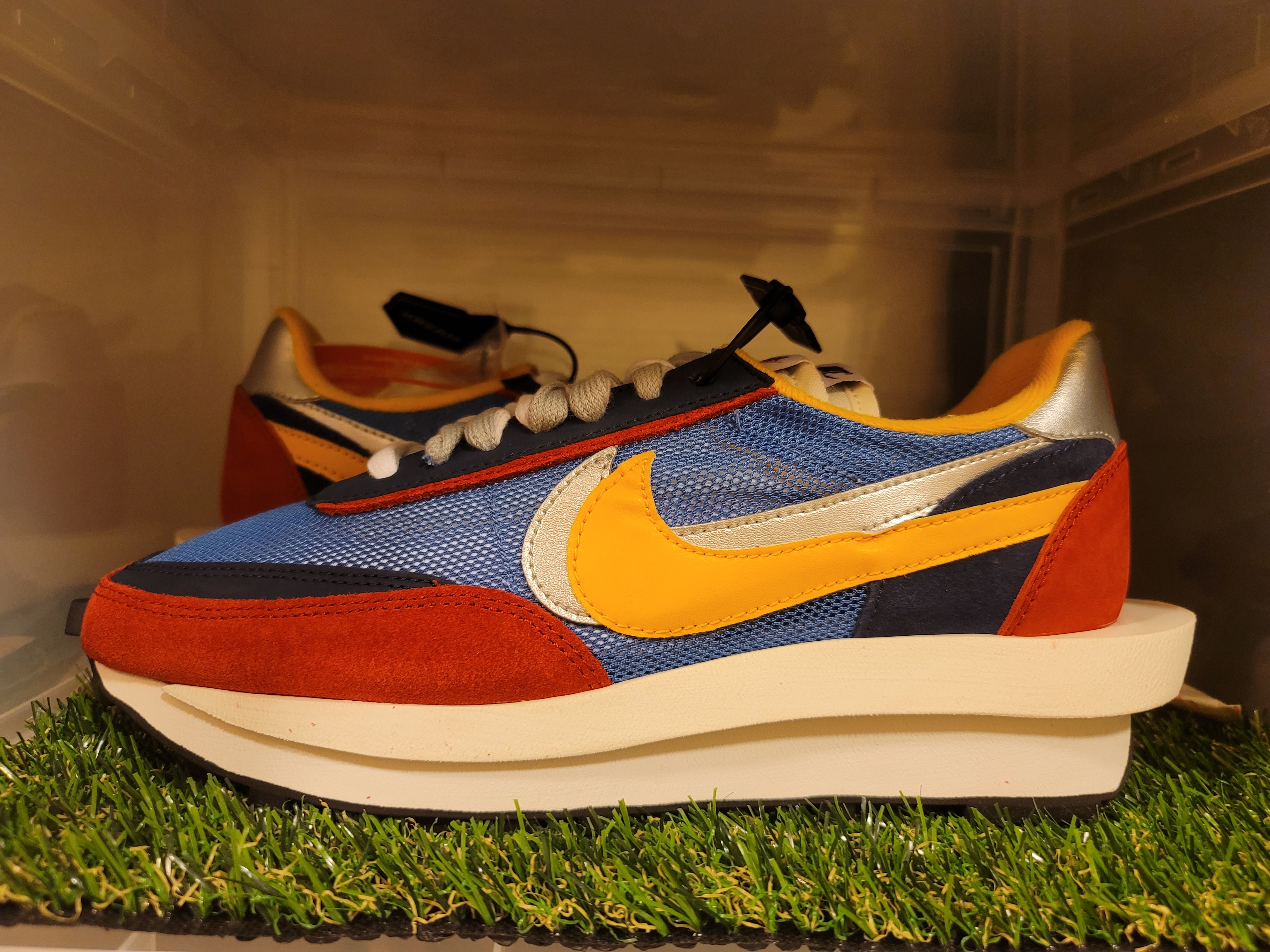 Nike x Sacai LDWaffle Blue Multi 착용 스타일