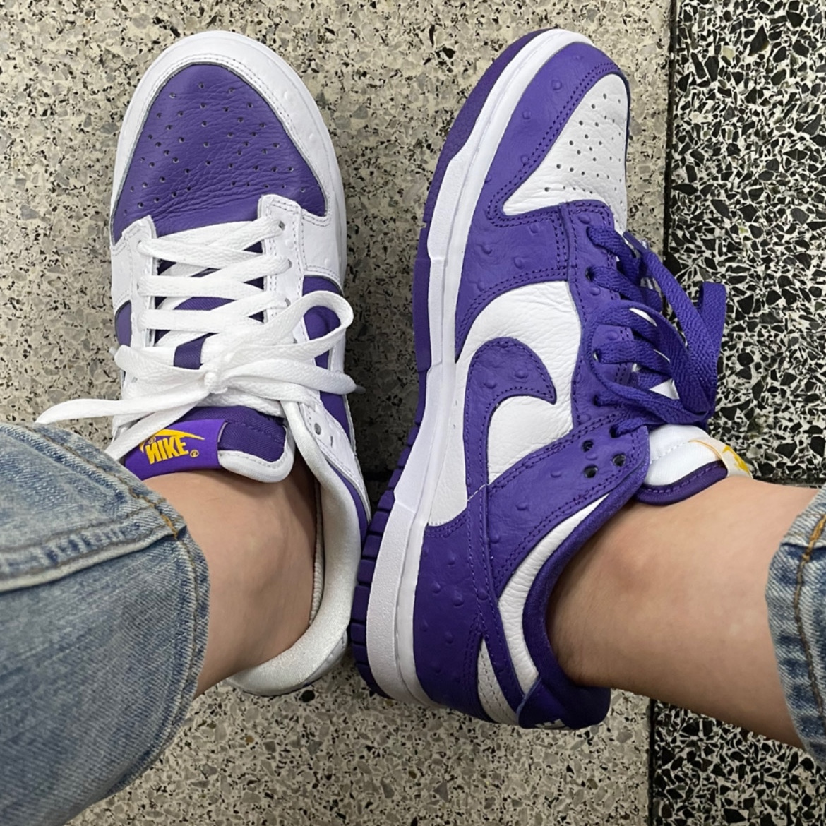 (W) Nike Dunk Low SE Flip 착용 스타일