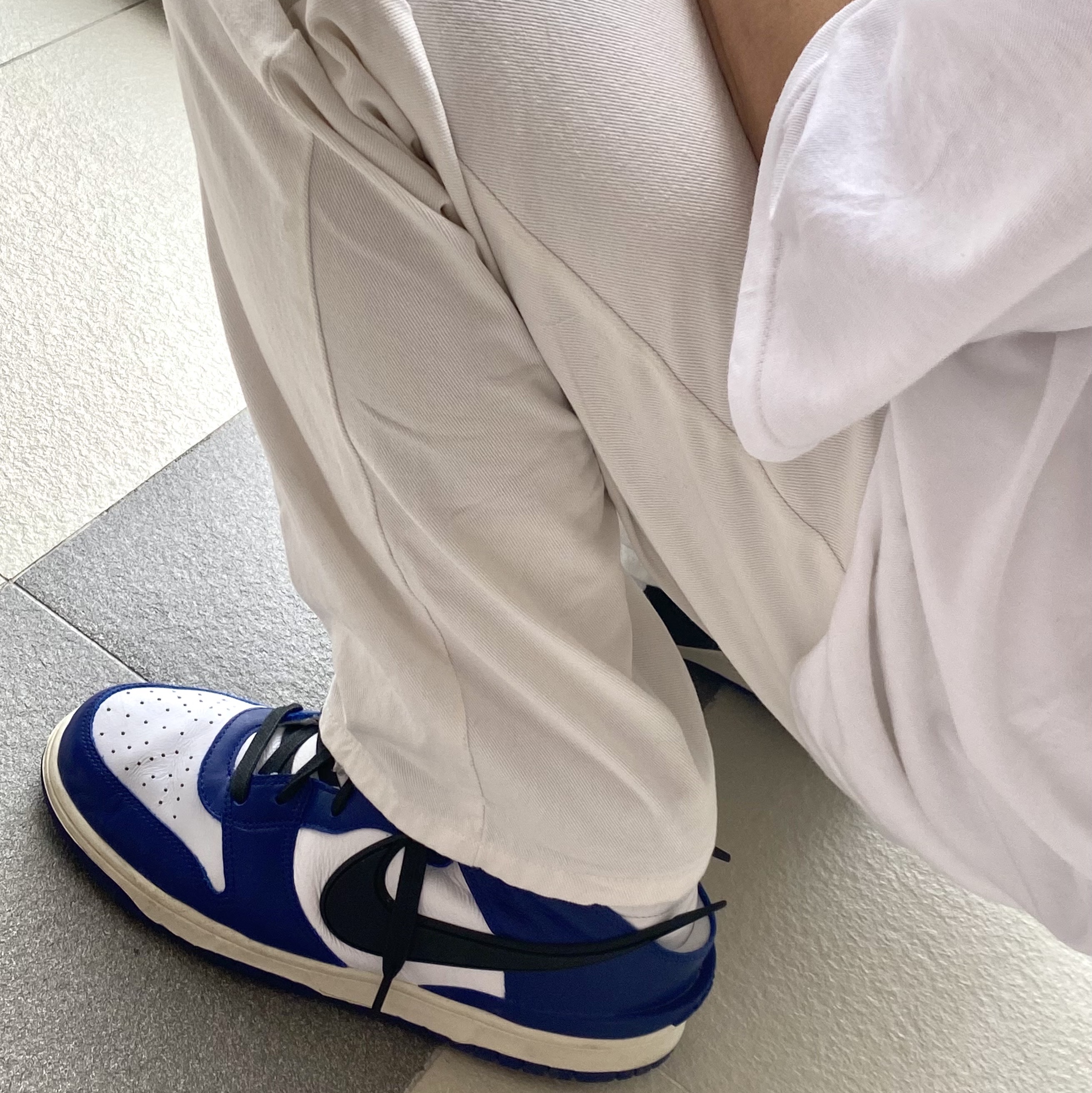 Nike x Ambush Dunk High Deep Royal Blue 착용 스타일 - 2