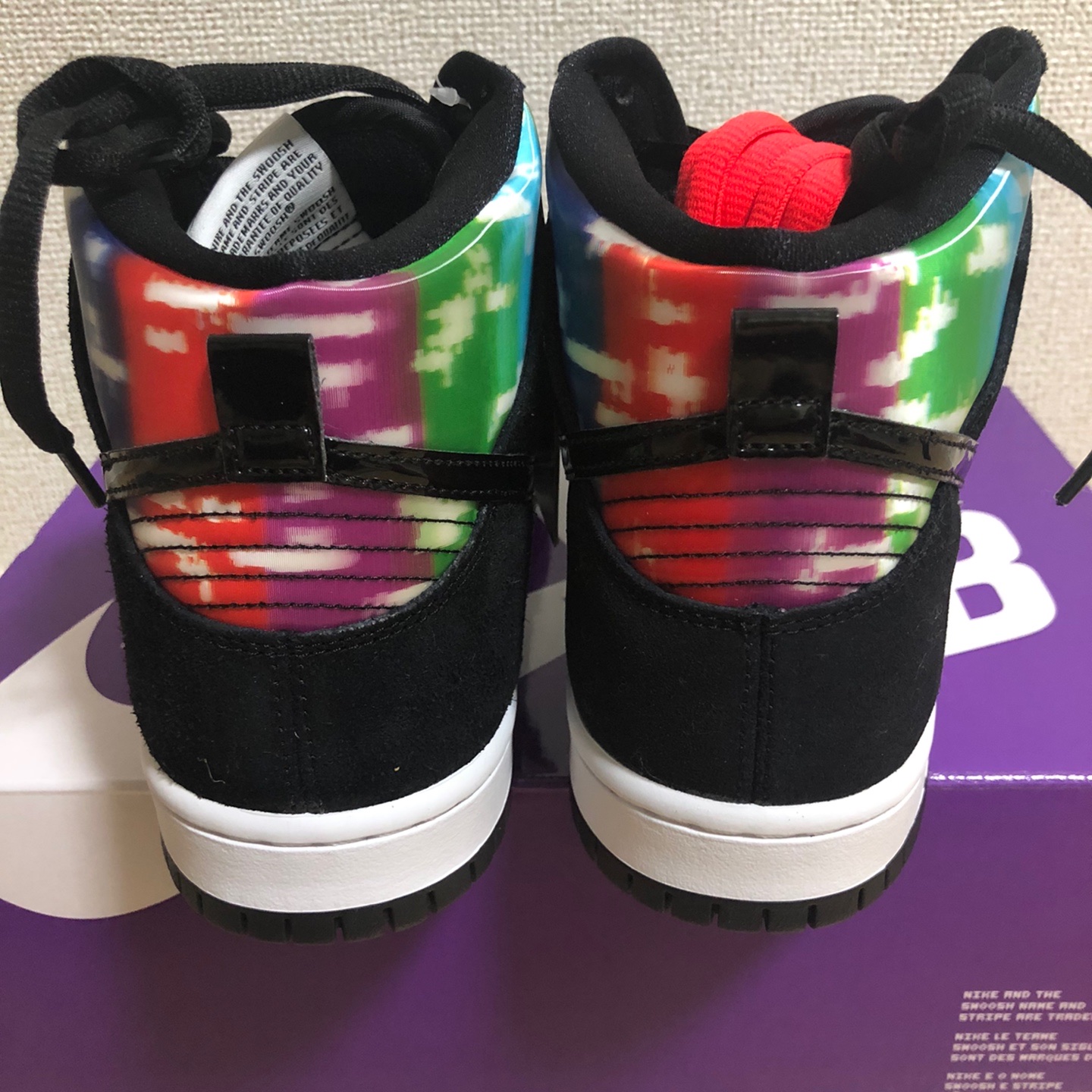 Nike SB Dunk High Pro Test Pattern 착용 스타일 - 2